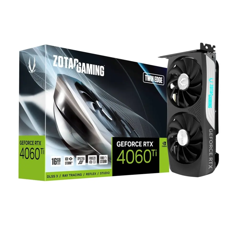 ZOTAC GAMING GeForce RTX 4060 Ti Twin Edge 16GB GDDR6 128bit ZT-D40620E-10M Grafička karta