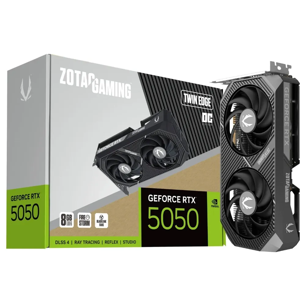 ZOTAC GAMING GeForce RTX 5050 Twin Edge OC 8GB