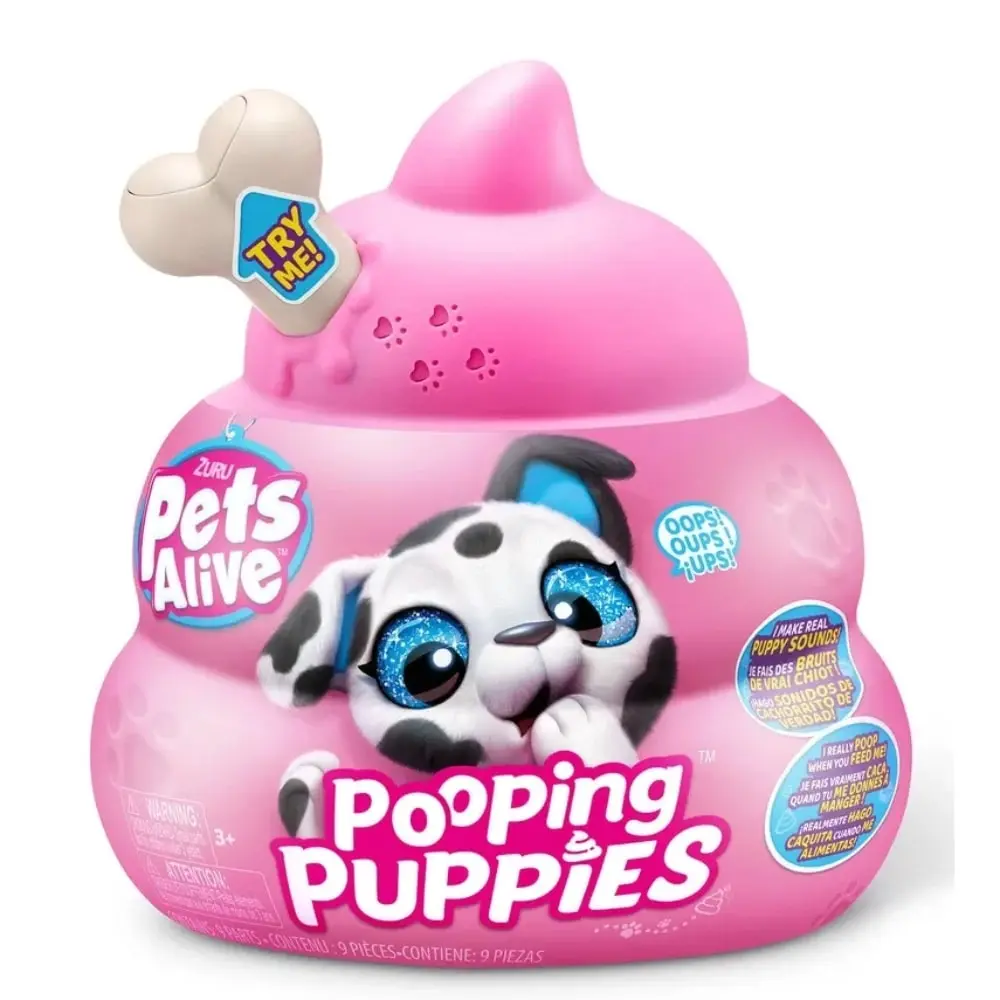 ZURU Plišana igračka Kuca Poopy Pets Alive