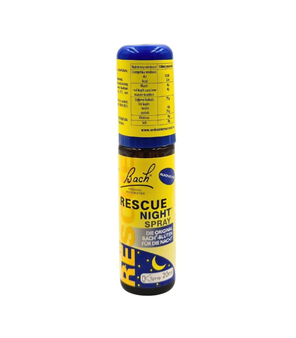 Bahove kapi za spavanje – Bach Rescue Night sprej 20ml