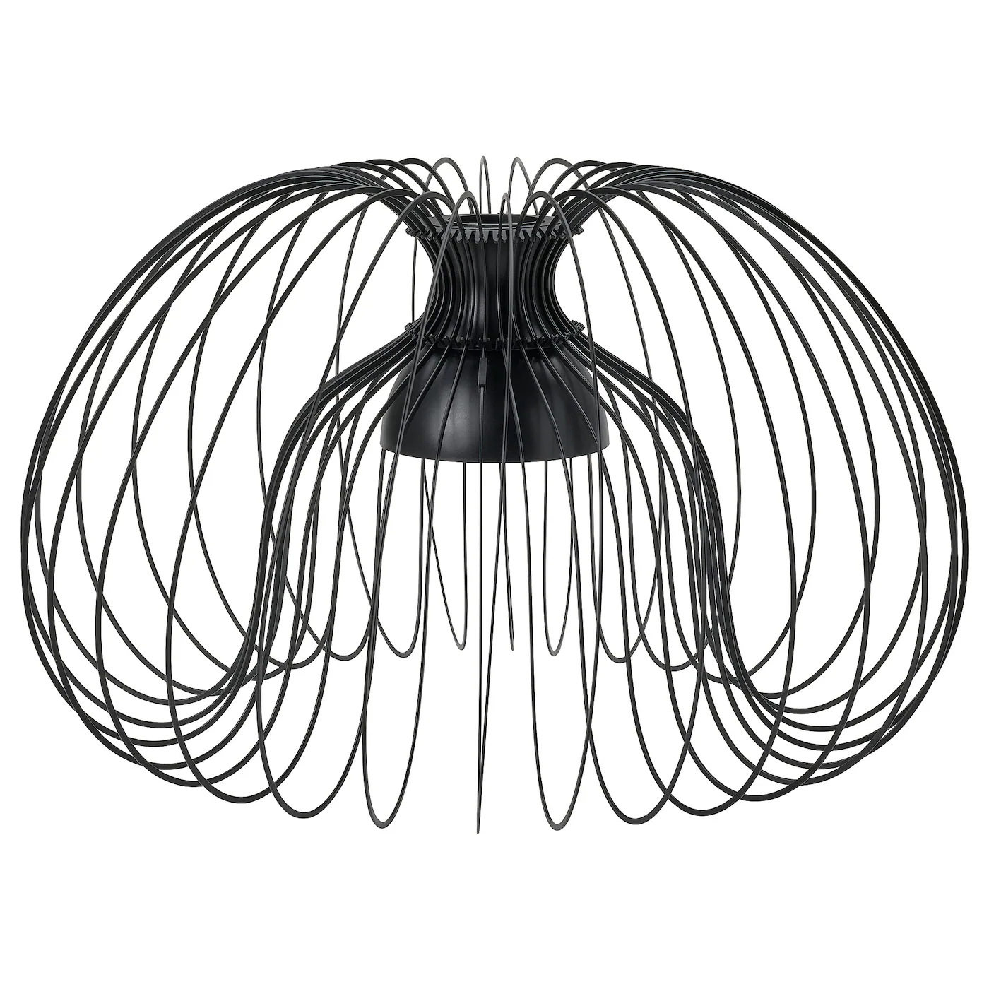 KALLFRONT Abažur visilice, crna, 52 cm