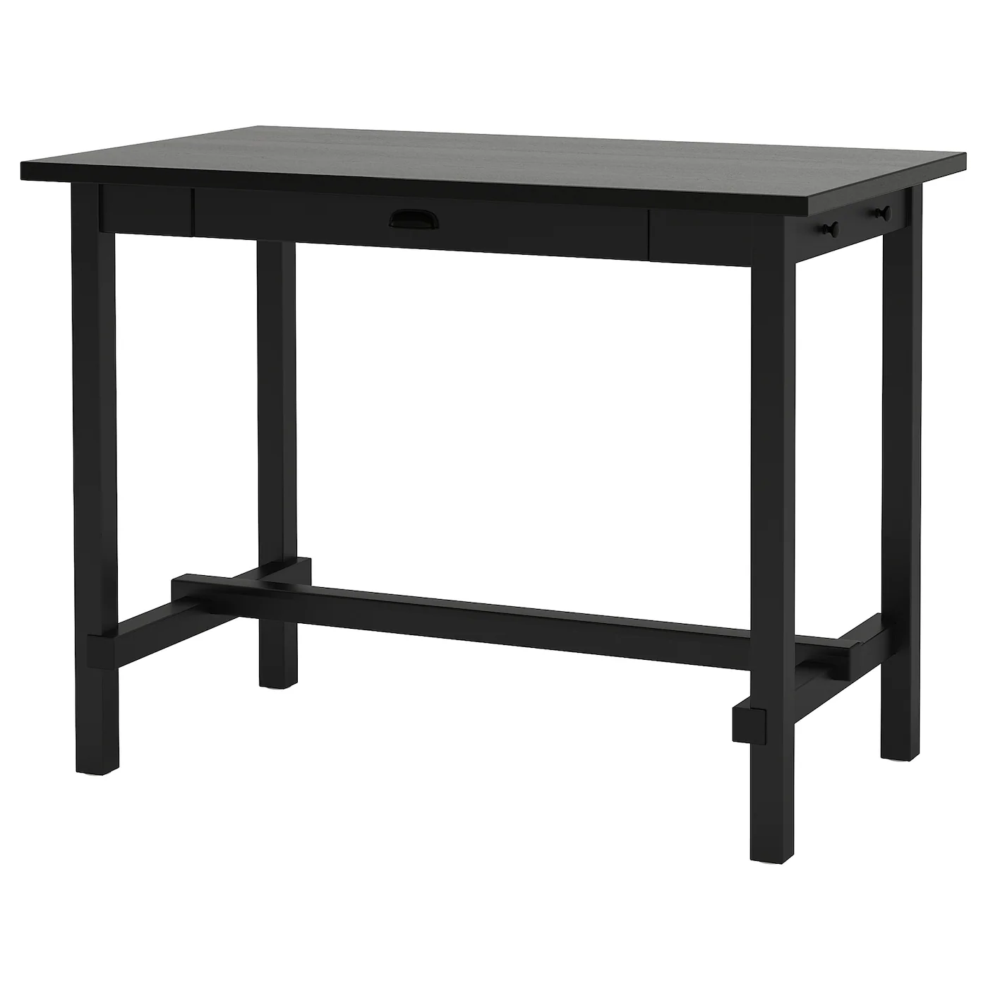 NORDVIKEN Barski sto, crna, 140x80x105 cm