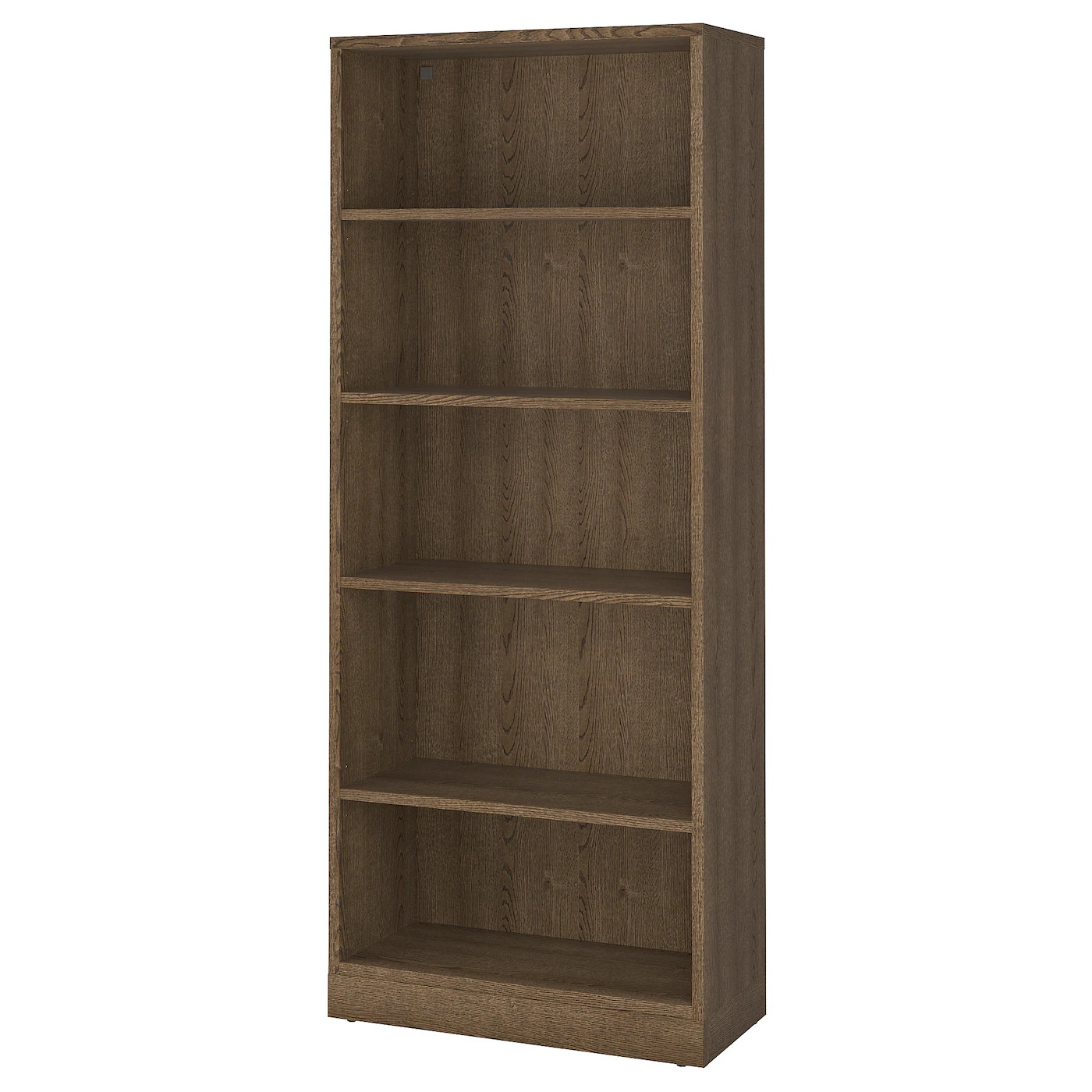 TONSTAD Biblioteka, smeđa bajcovani hrastov furnir, 82x37x201 cm