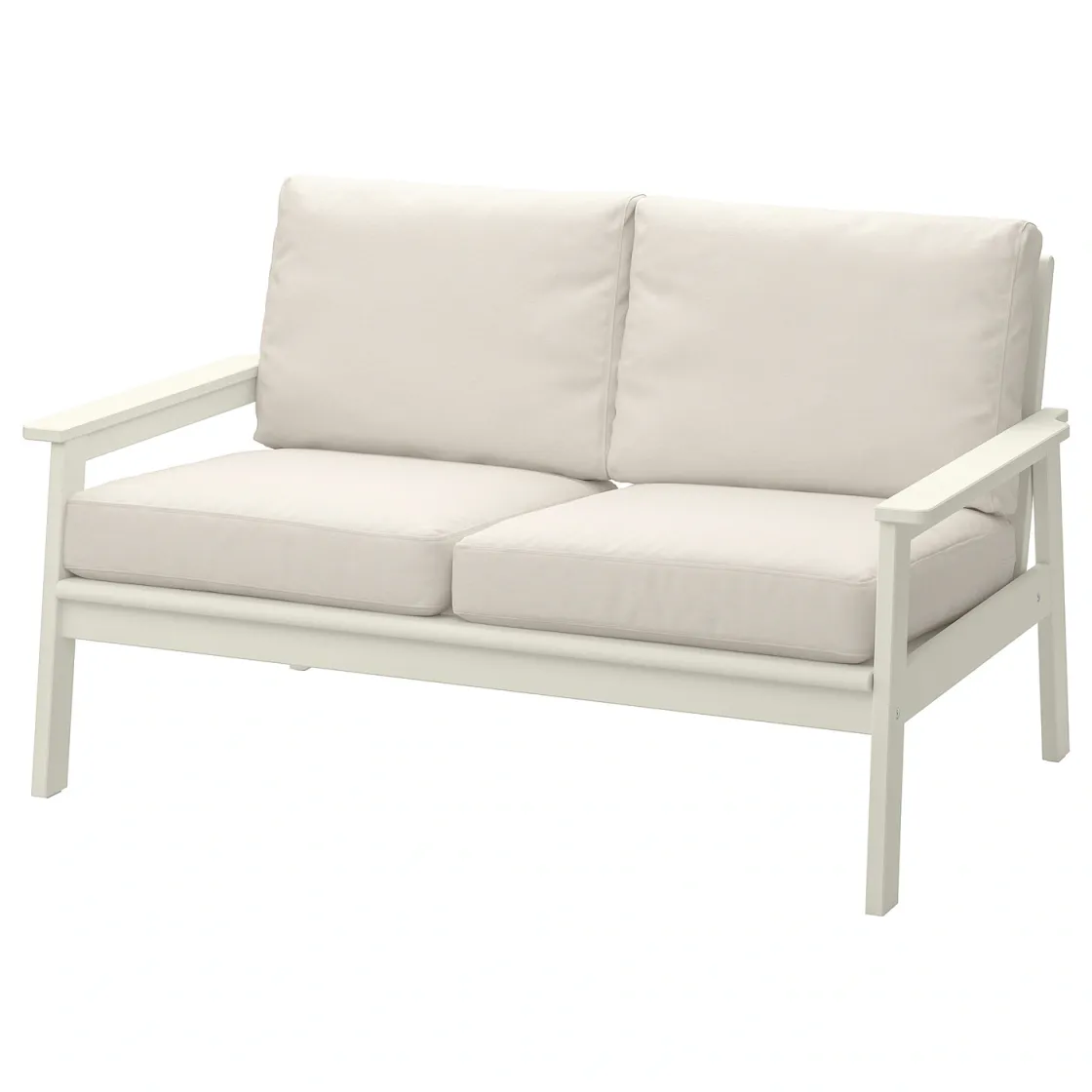BONDHOLMEN Sofa dvosed,spolja, bela/bež/Frösön/Duvholmen bež