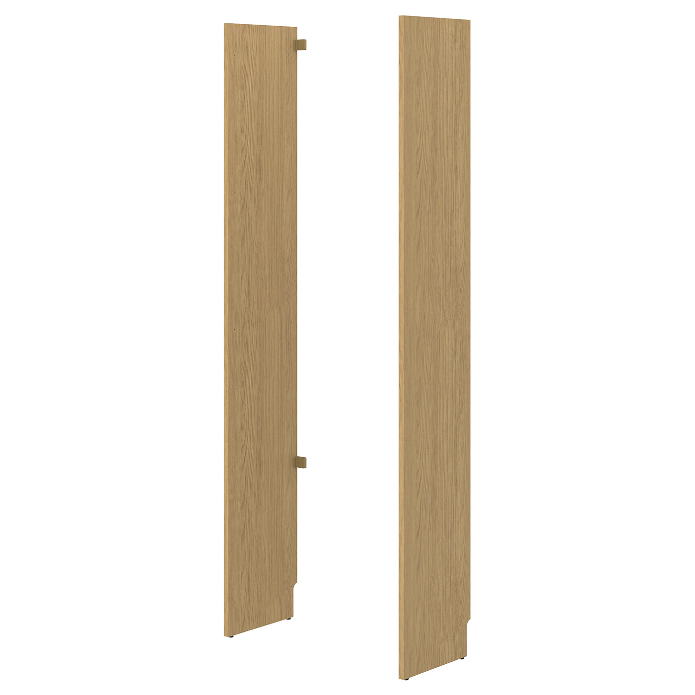 LÅDMAKARE Bočni panel, levo + desno/im. hrastovine, 35x212 cm