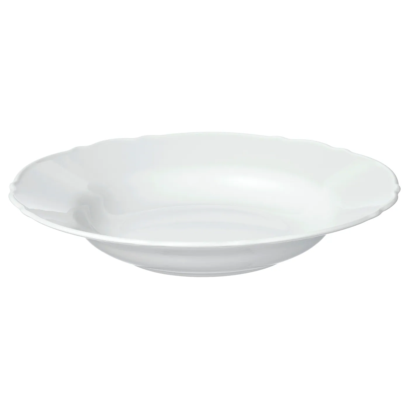 UPPLAGA Duboki tanjir, bela, 26 cm