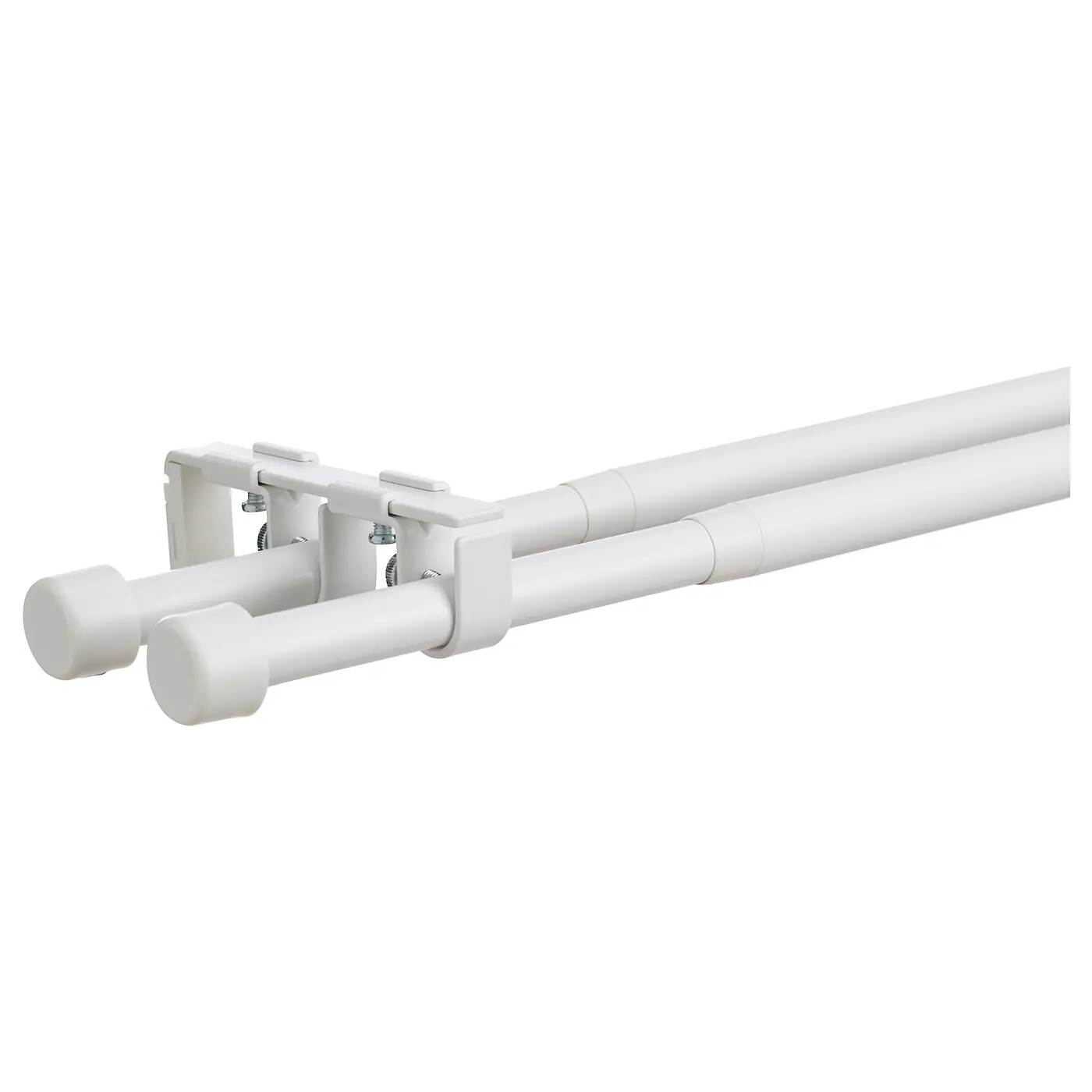 BEKRÄFTA Dupli set garnišni, bela, 120-210 cm 19 mm