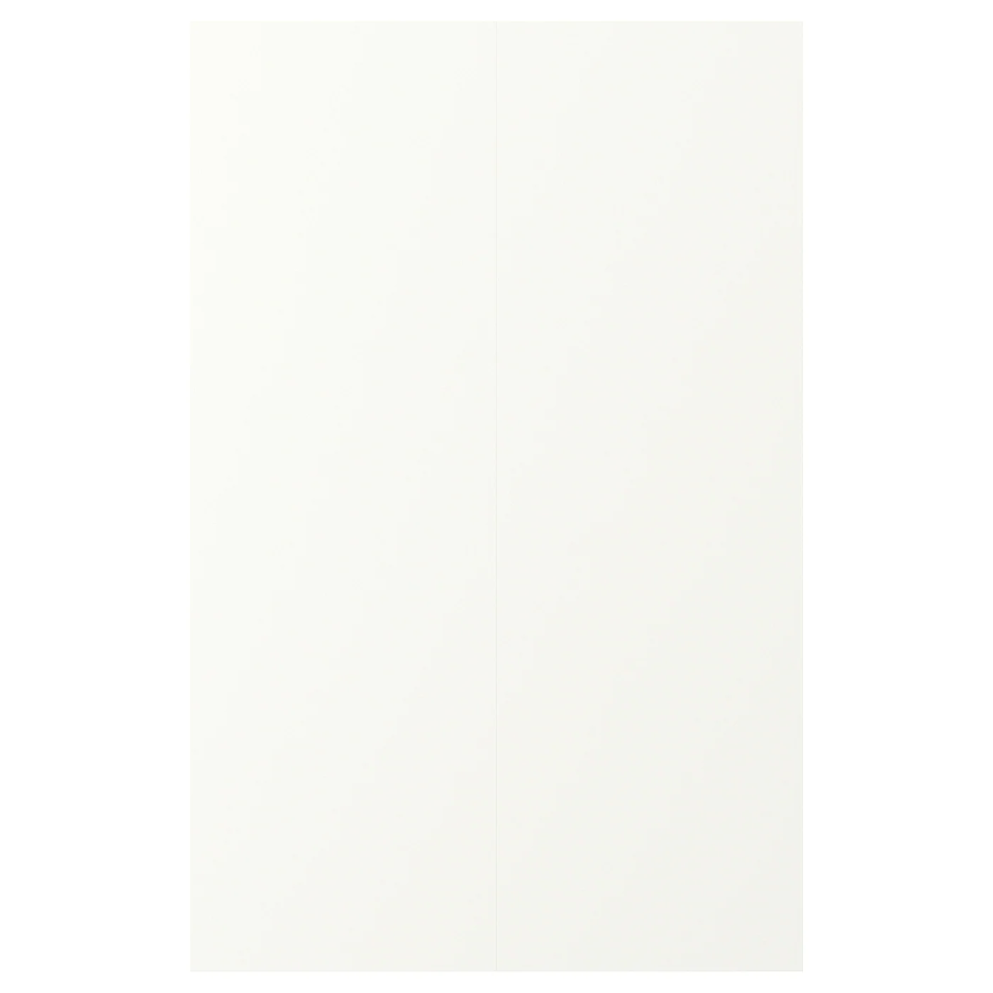 VALLSTENA Dvodelna vrata,pod.ugao.ormarić, bela, 25x80 cm