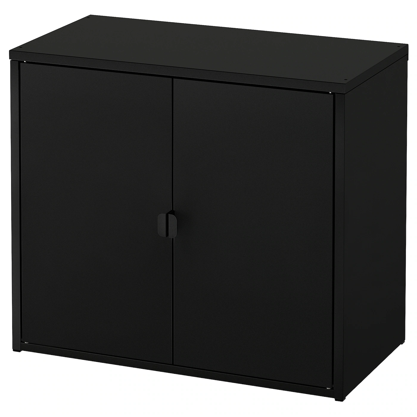 BROR Element s 2 vrata, crna, 76x40x66 cm