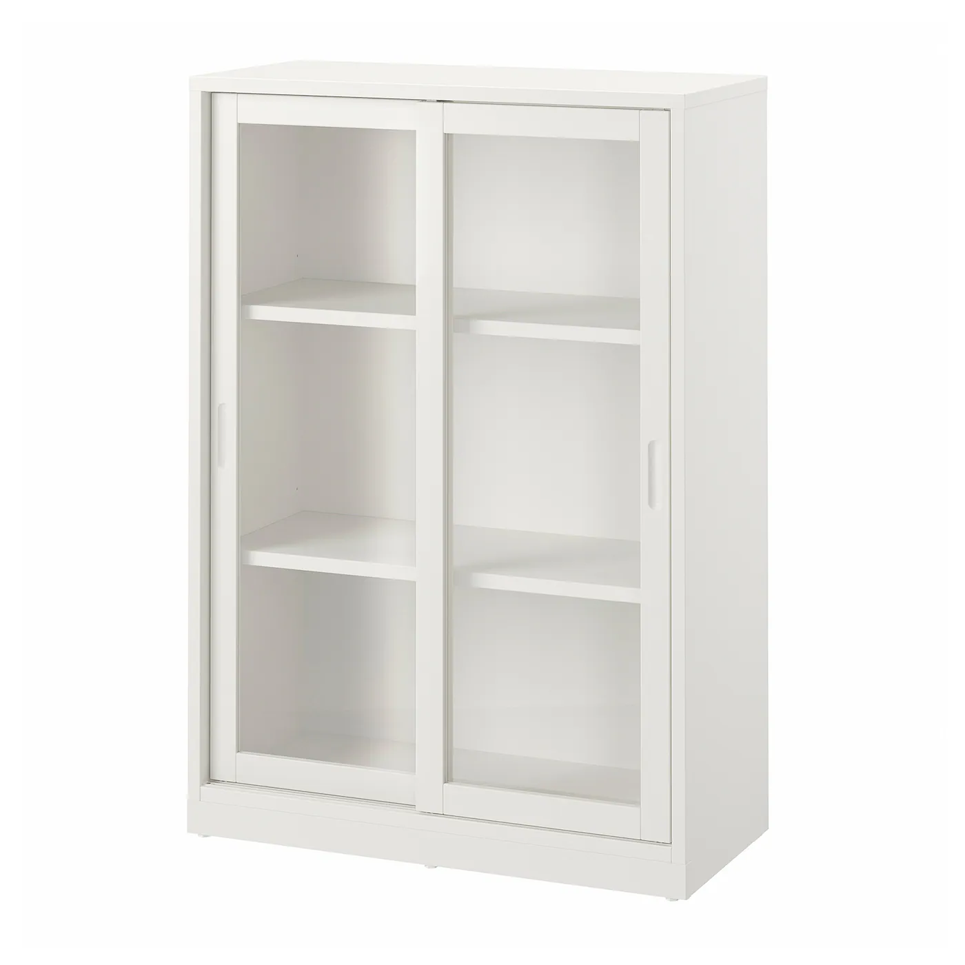 TONSTAD Element s kliz. stakl. vratima, prljavobela, 81x37x116 cm