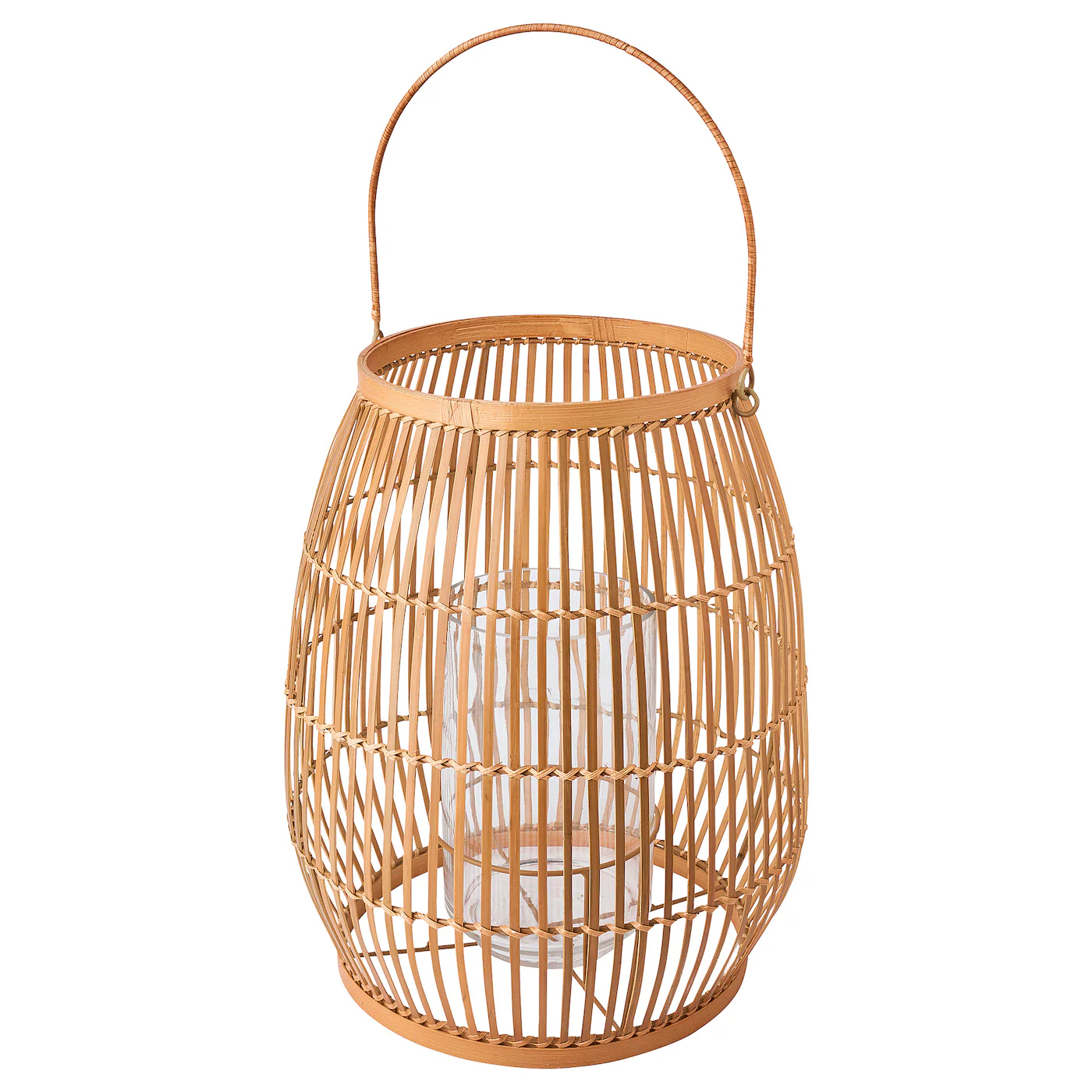 HÖVISK Fenjer za top sveću, ručni rad bambus, 29 cm
