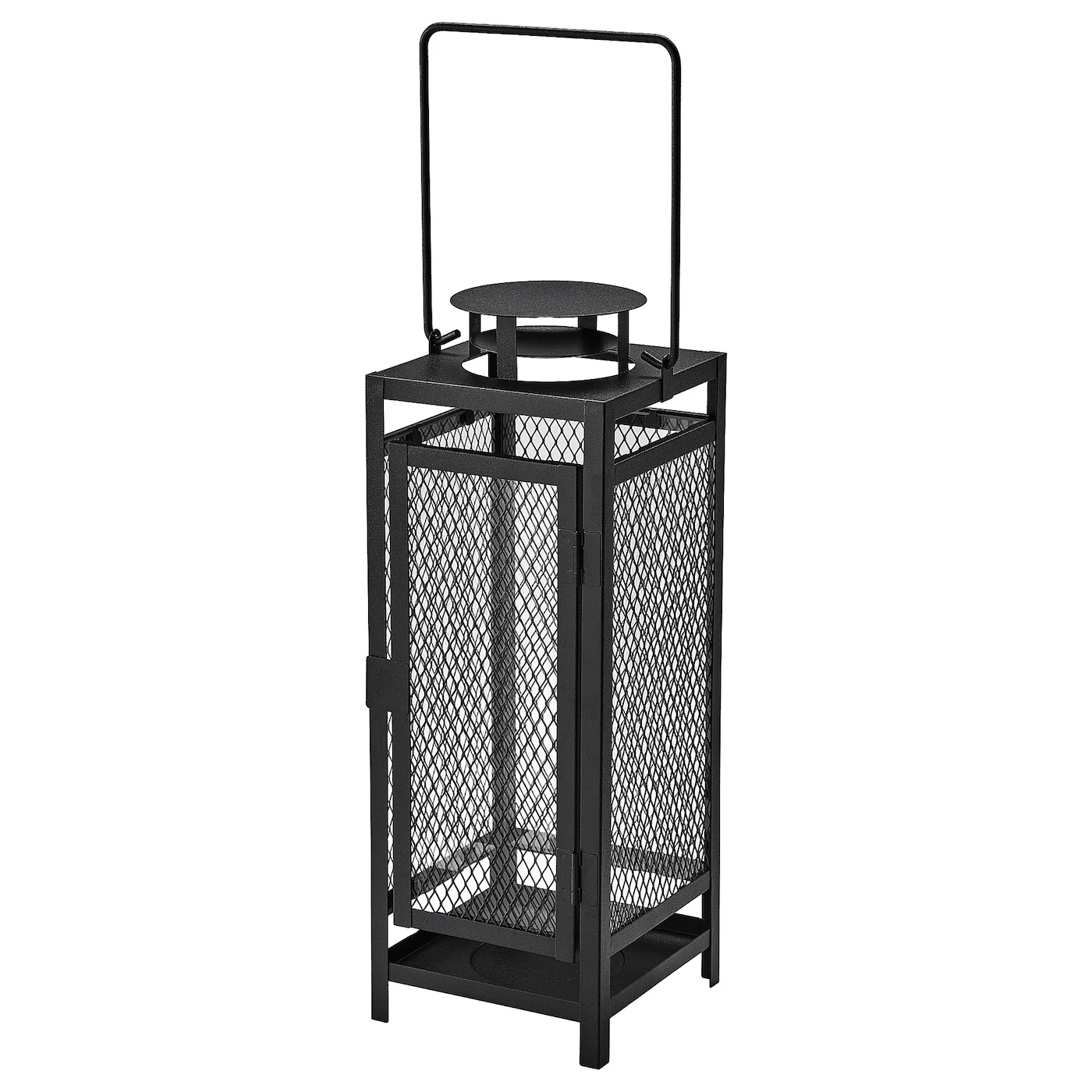 BERGGRAN Fenjer za top sveću, unutra/spolja boja antracita, 34 cm
