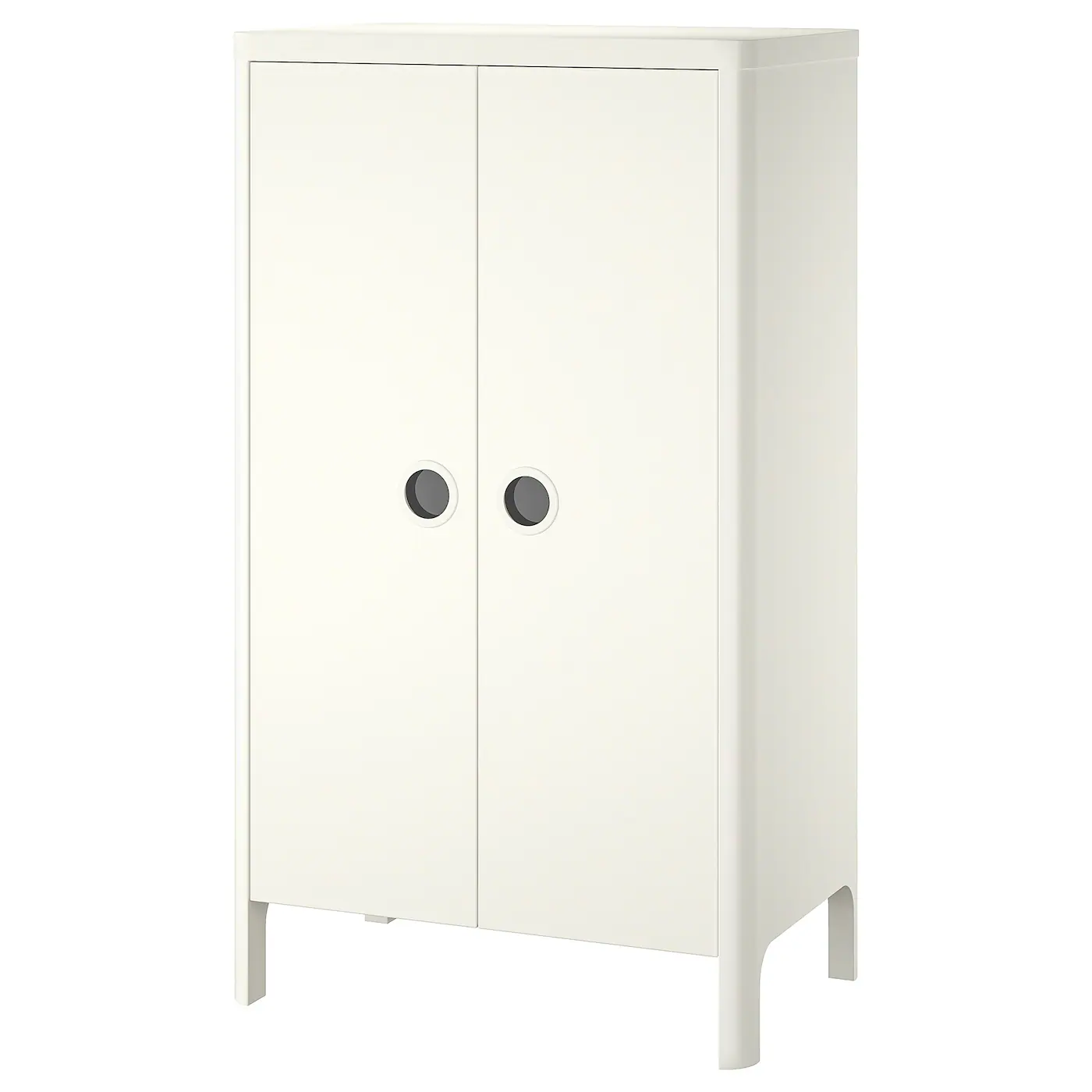 BUSUNGE Garderober, bela, 80x139 cm