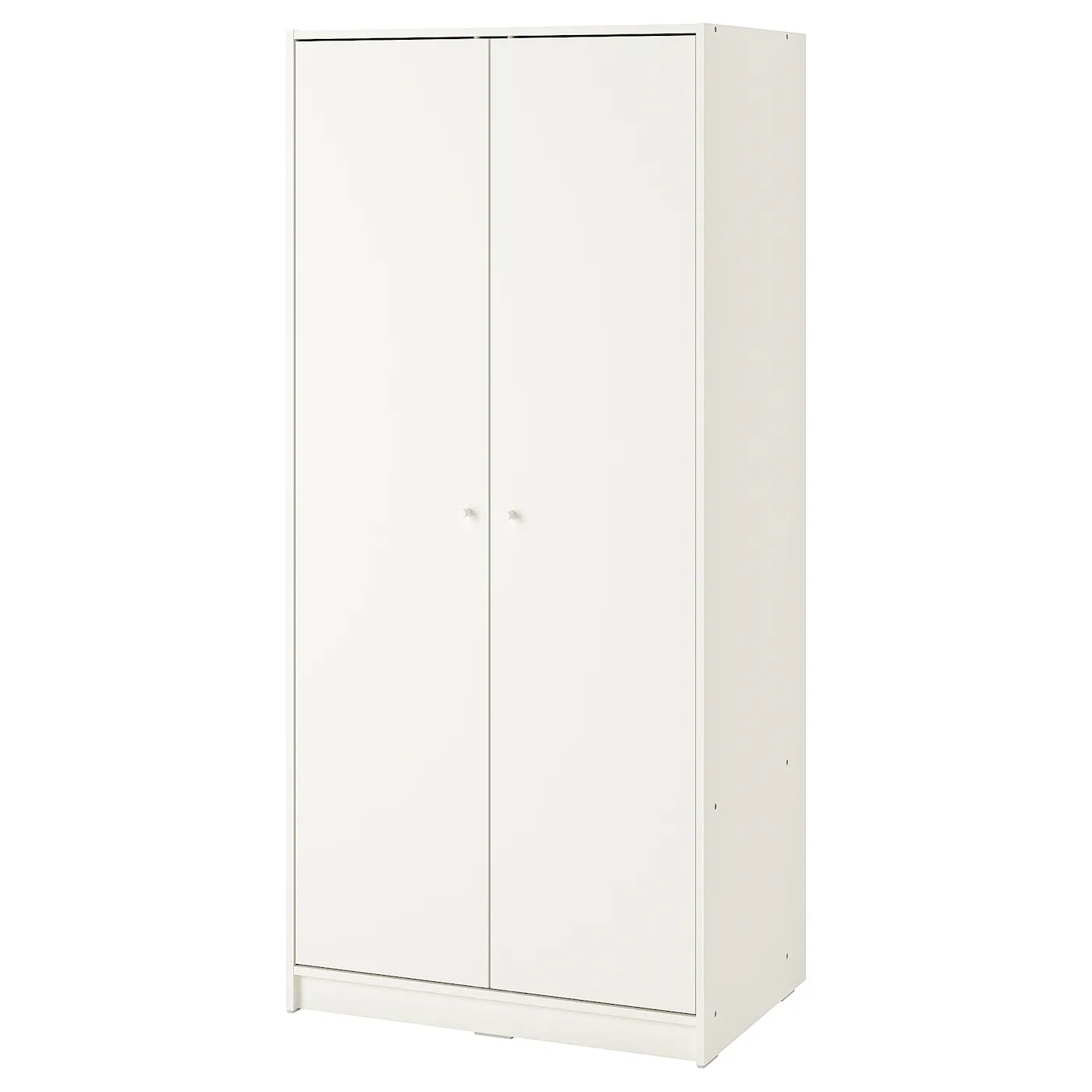 KLEPPSTAD Garderober s 2 vrata, bela, 79x176 cm