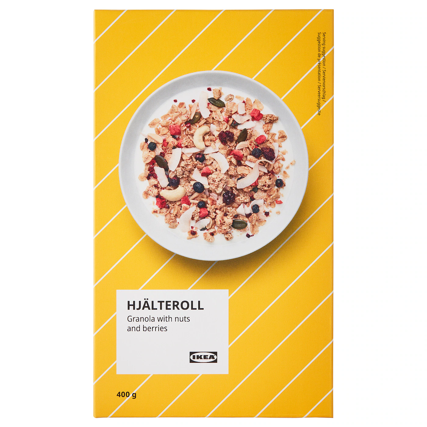 HJÄLTEROLL Granola, s orašastim plodovima i sušene bobice, 400 g