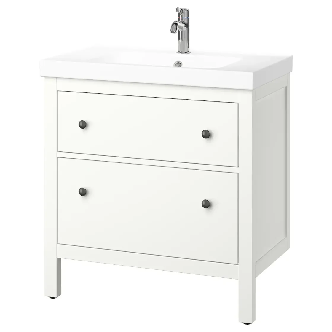 HEMNES / ORRSJÖN Post.umiv. s fiokama/umiv/slavinom, bela, 82x49x89 cm