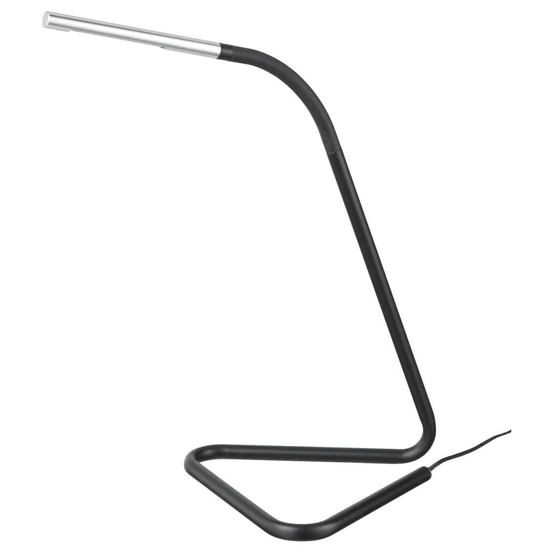 HÅRTE LED radna lampa, crna/srebrna