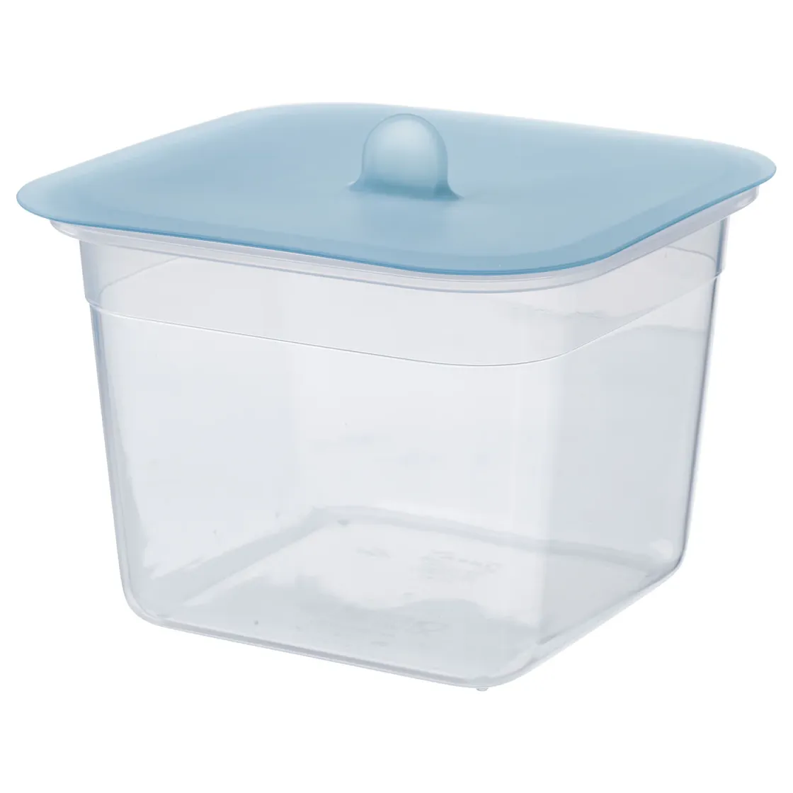 IKEA 365+ Posuda za hranu s poklopcem, kvadrat plastika/silikon, 1.4 l