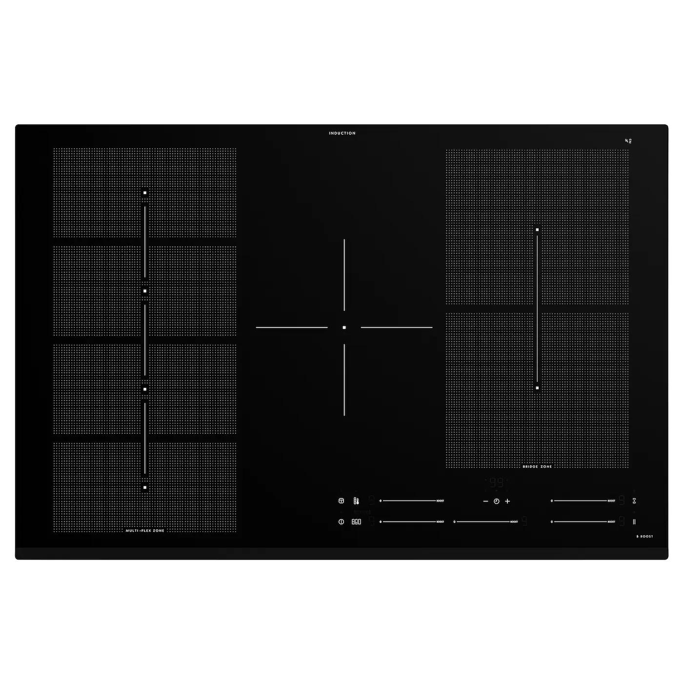 BLIXTSNABB Indukcijska ploča, IKEA 700 crna, 78 cm