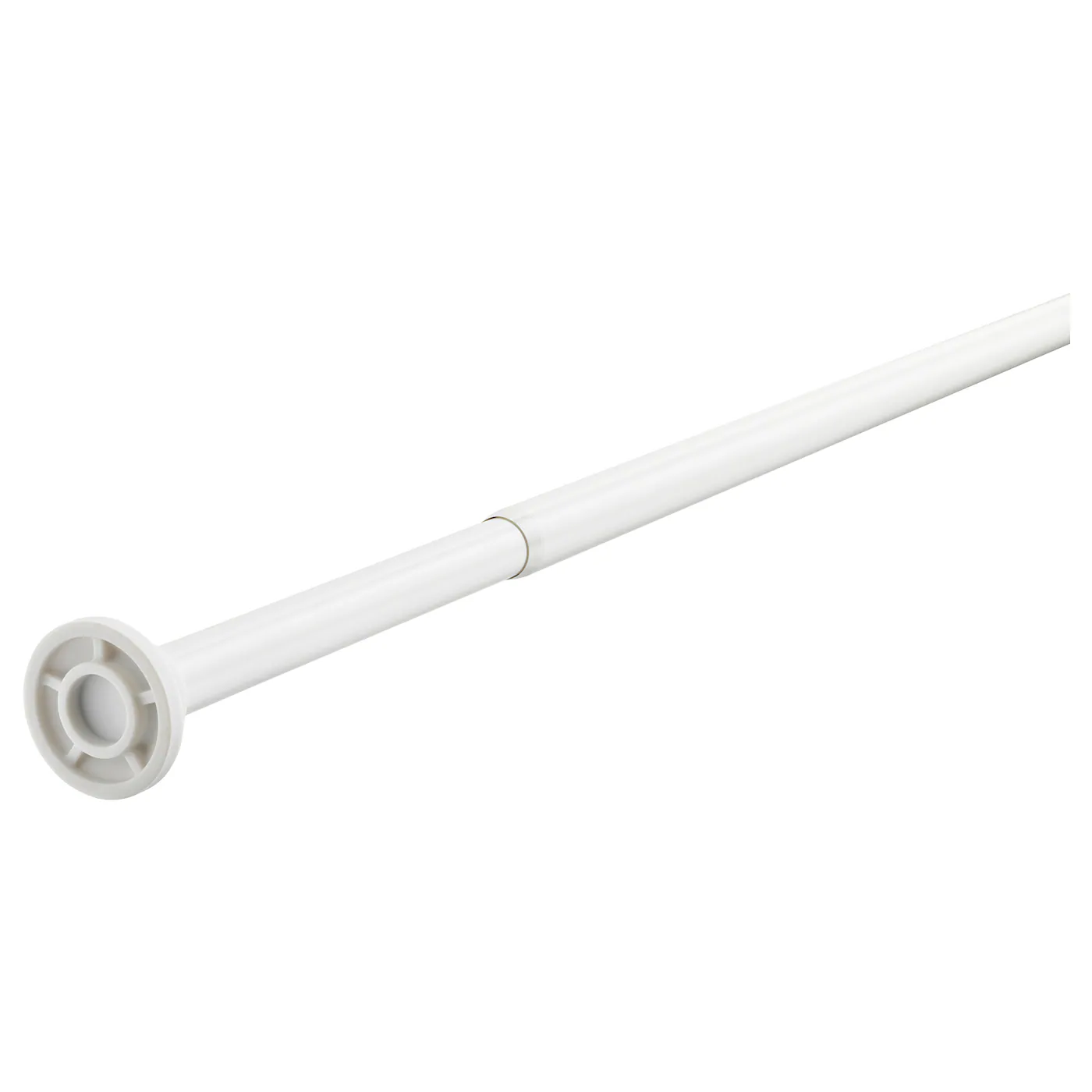 BOTAREN Šipka za zavesu za tuš, bela, 70-120 cm