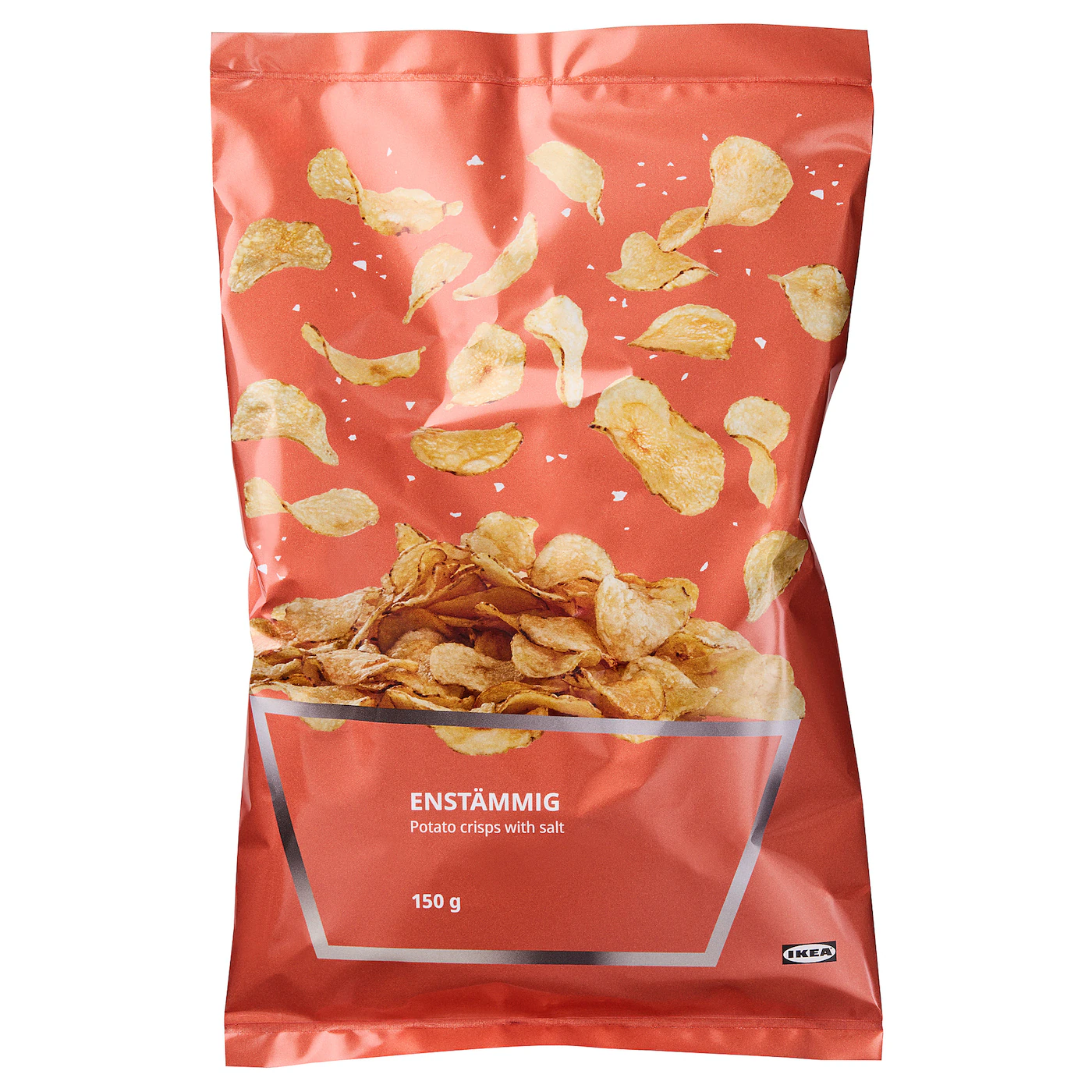 ENSTÄMMIG Čips, slano, 150 g