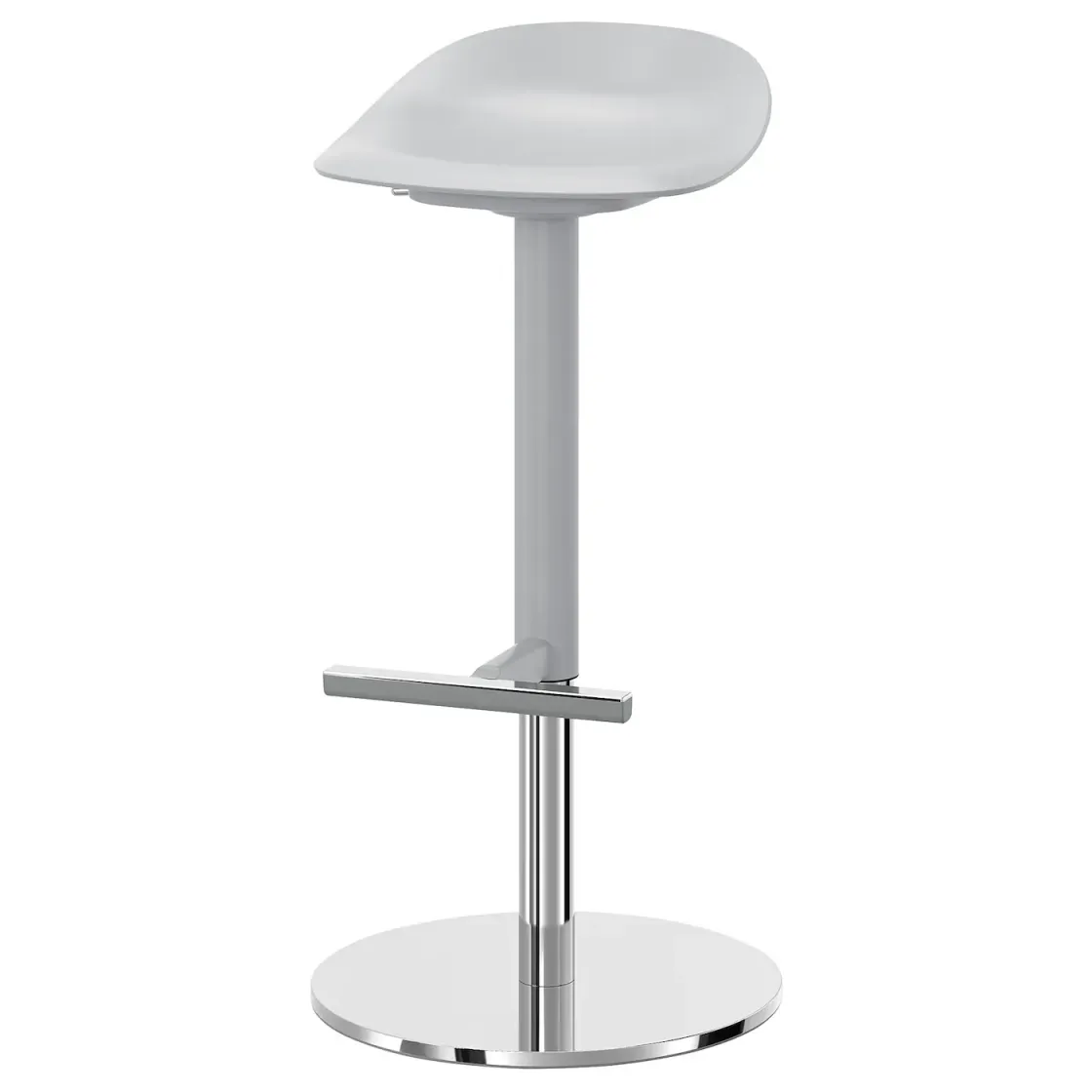 JANINGE Barska stolica, siva, 76 cm