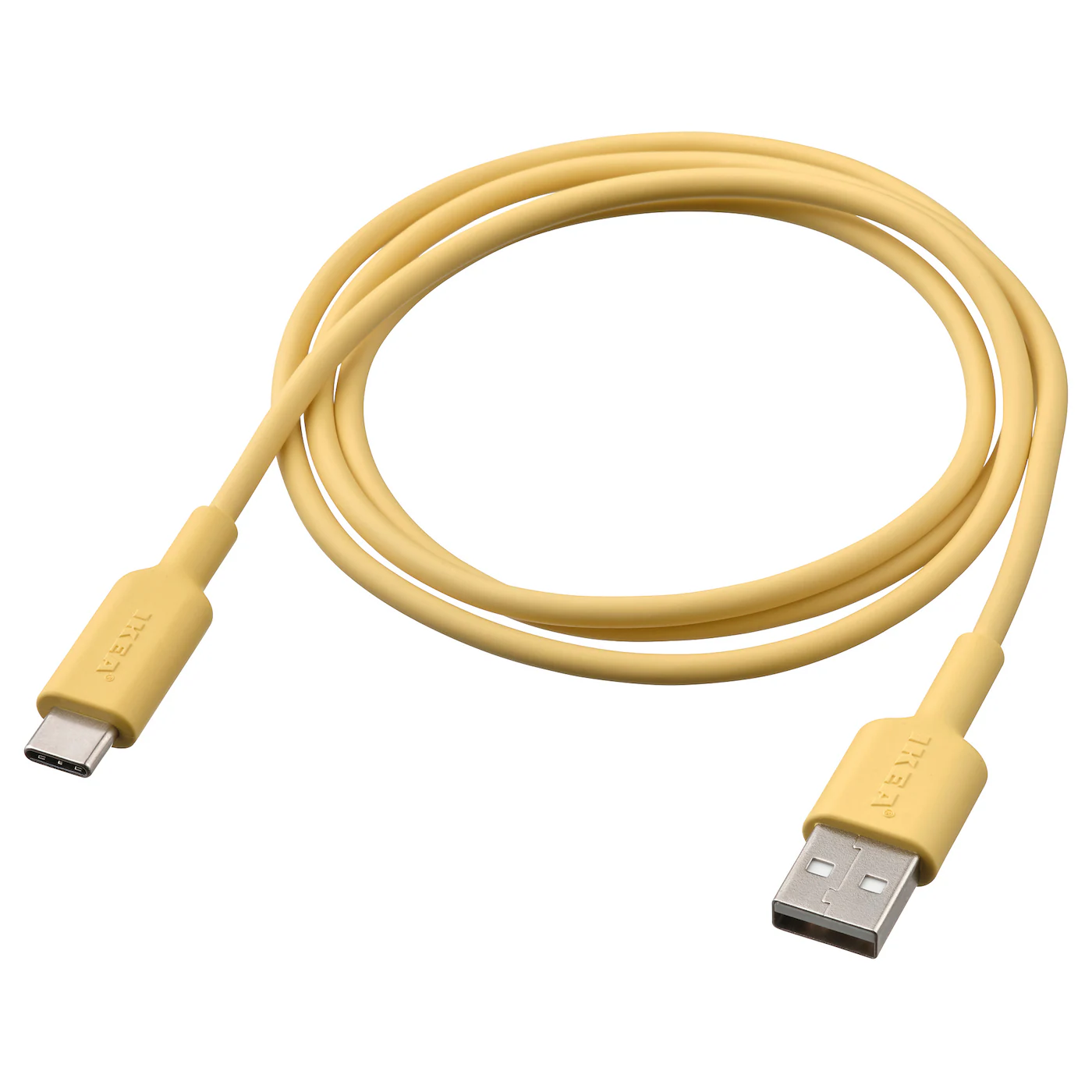 SITTBRUNN Kabl USB-A - kabl USB-C, svetložuta, 1 m