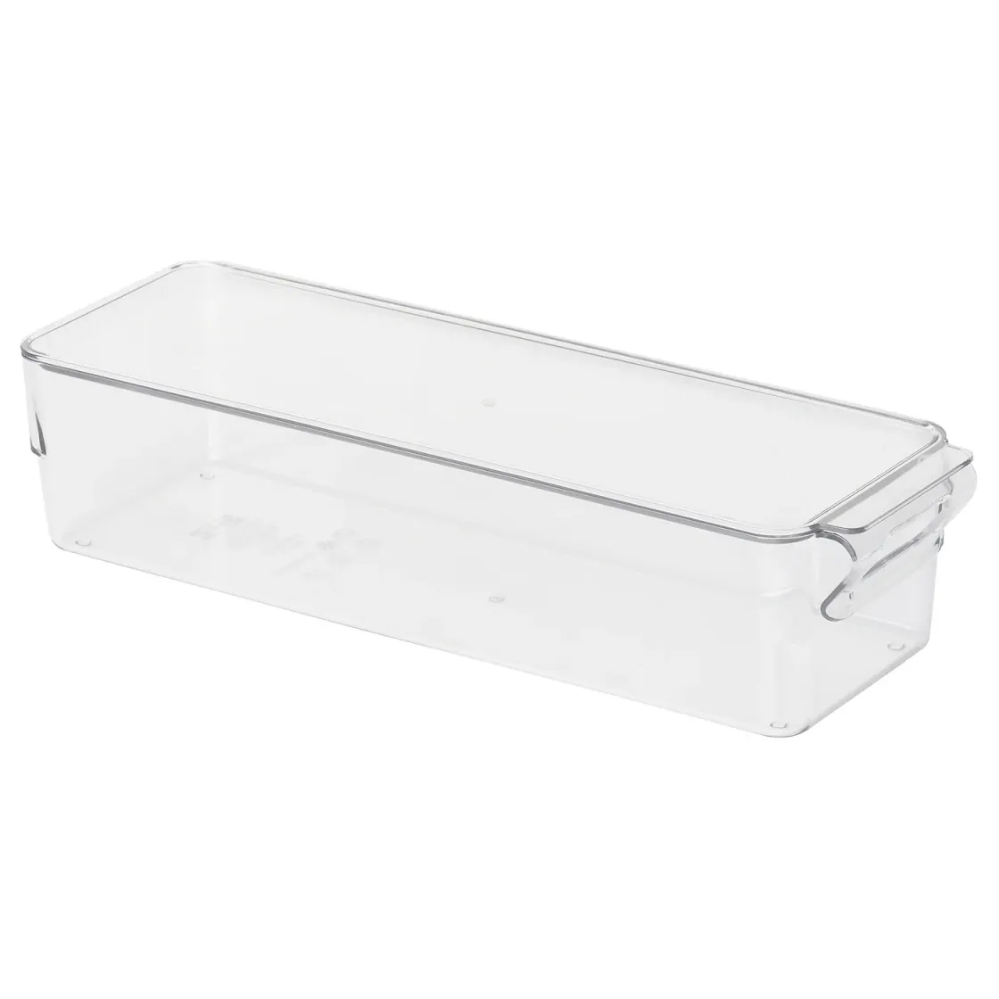 KLIPPKAKTUS Kutija za odlaganje za frižider, providno, 32x10x8 cm