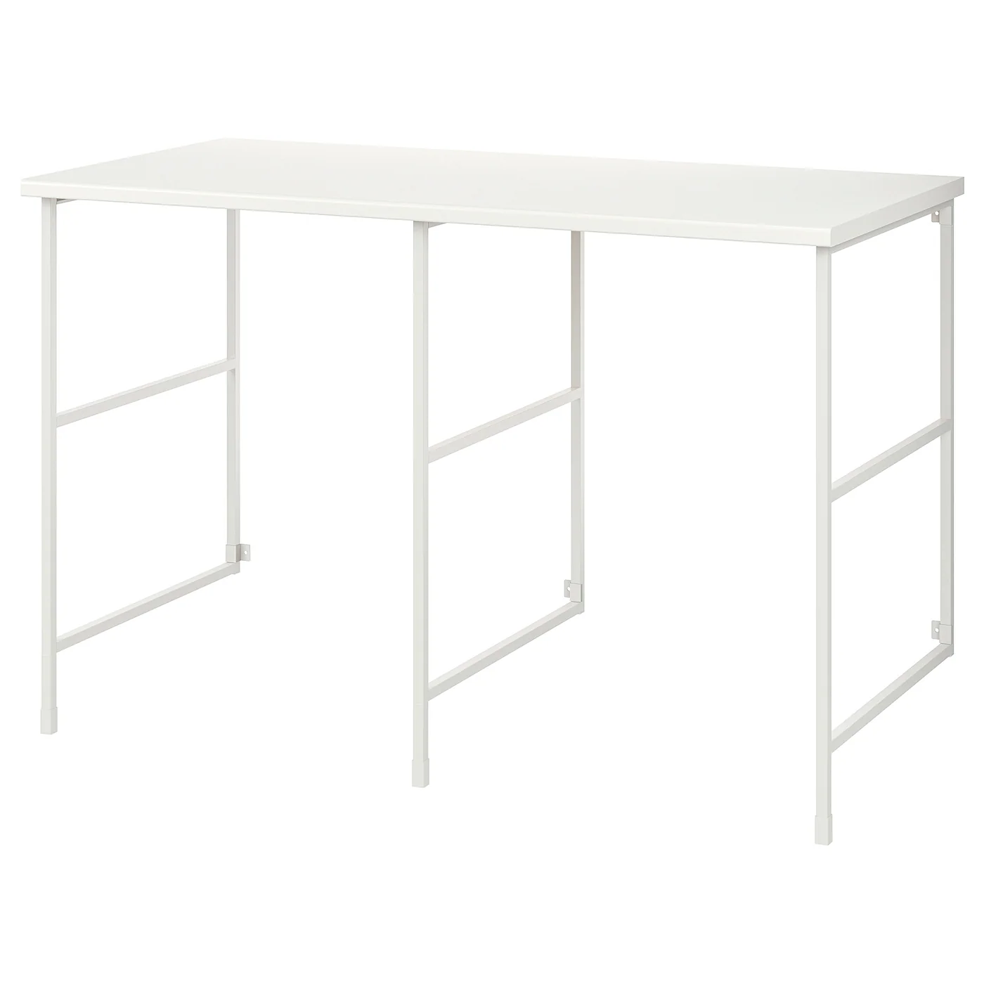 ENHET Kombinacija za odlaganje, bela/bela laminat, 139x63.5x87.5 cm