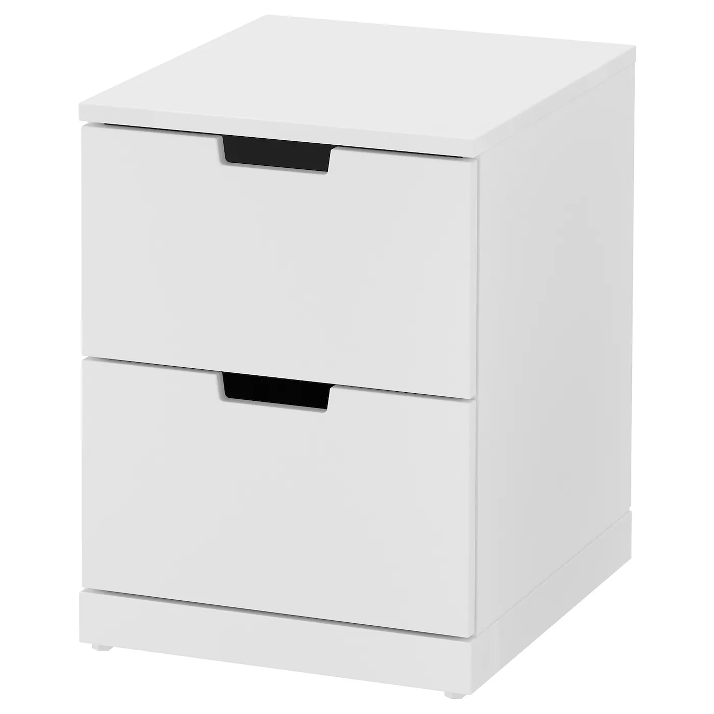 NORDLI Komoda s 2 fioke, bela, 40x54 cm