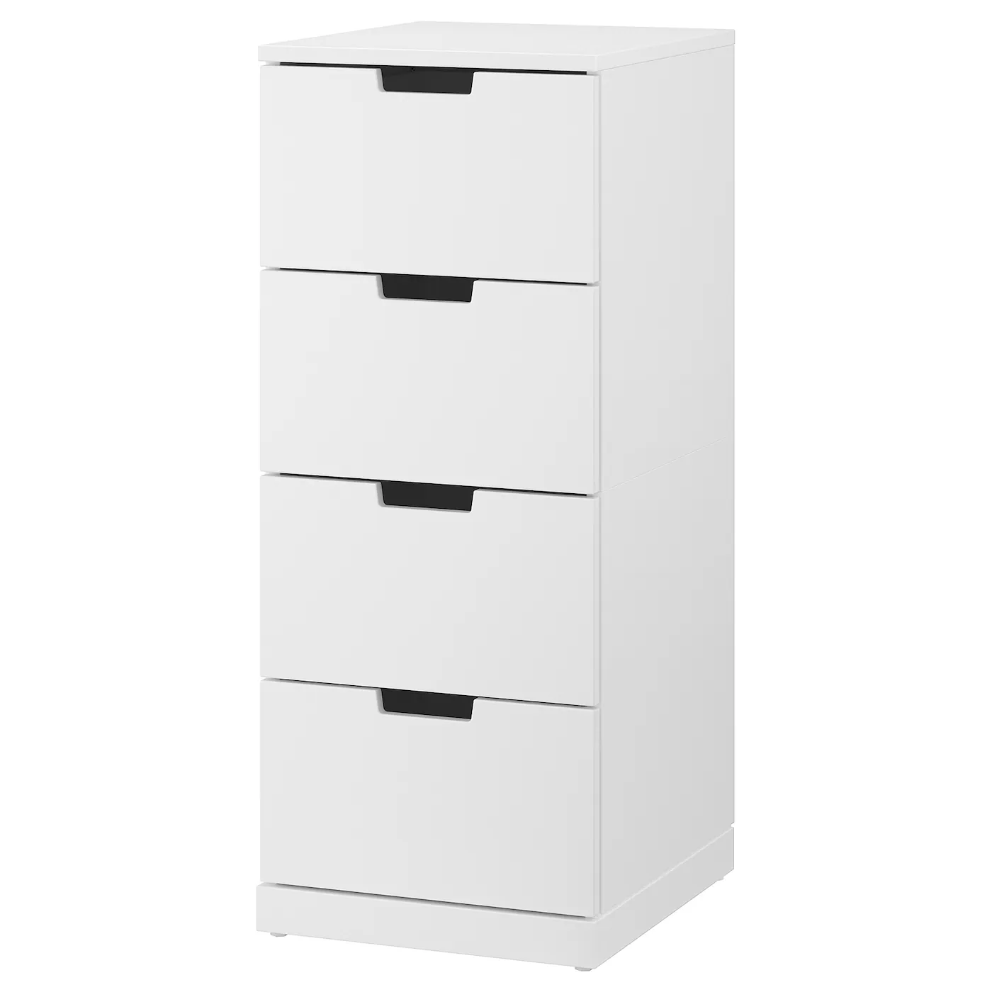 NORDLI Komoda s 4 fioke, bela, 40x99 cm