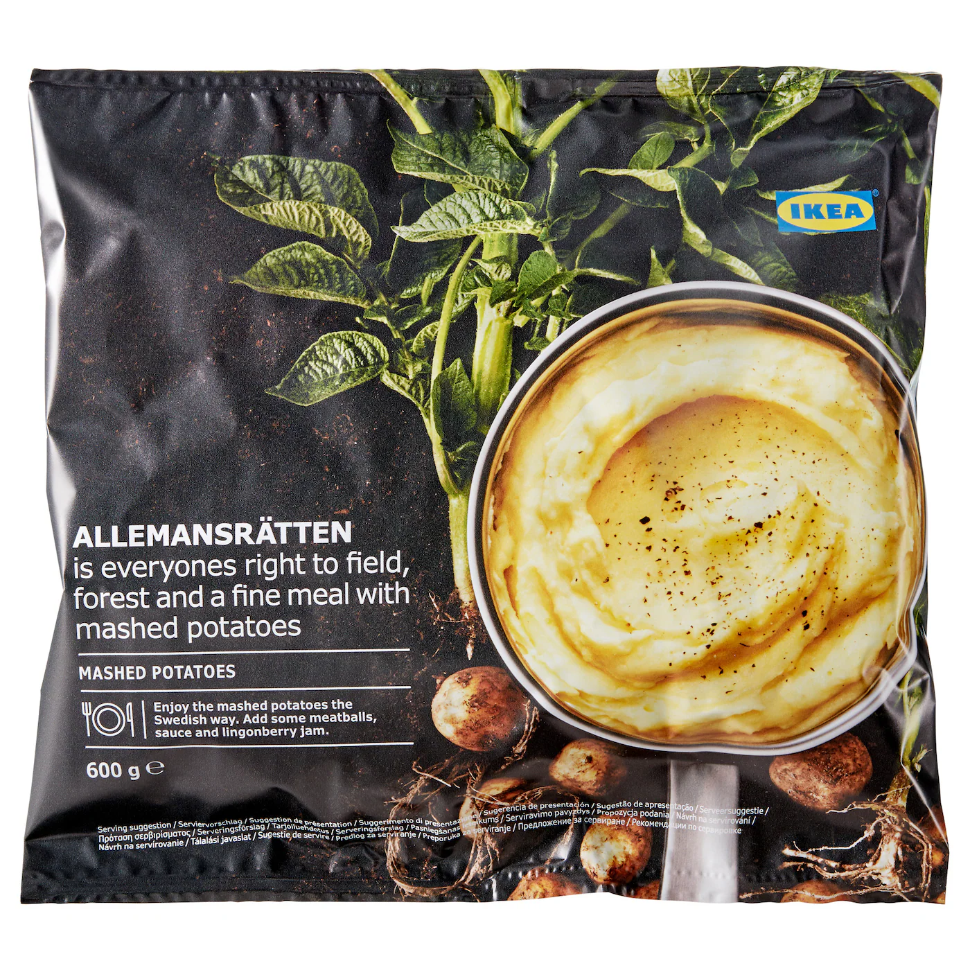 ALLEMANSRÄTTEN Krompir-pire, zamrznut, 600 g
