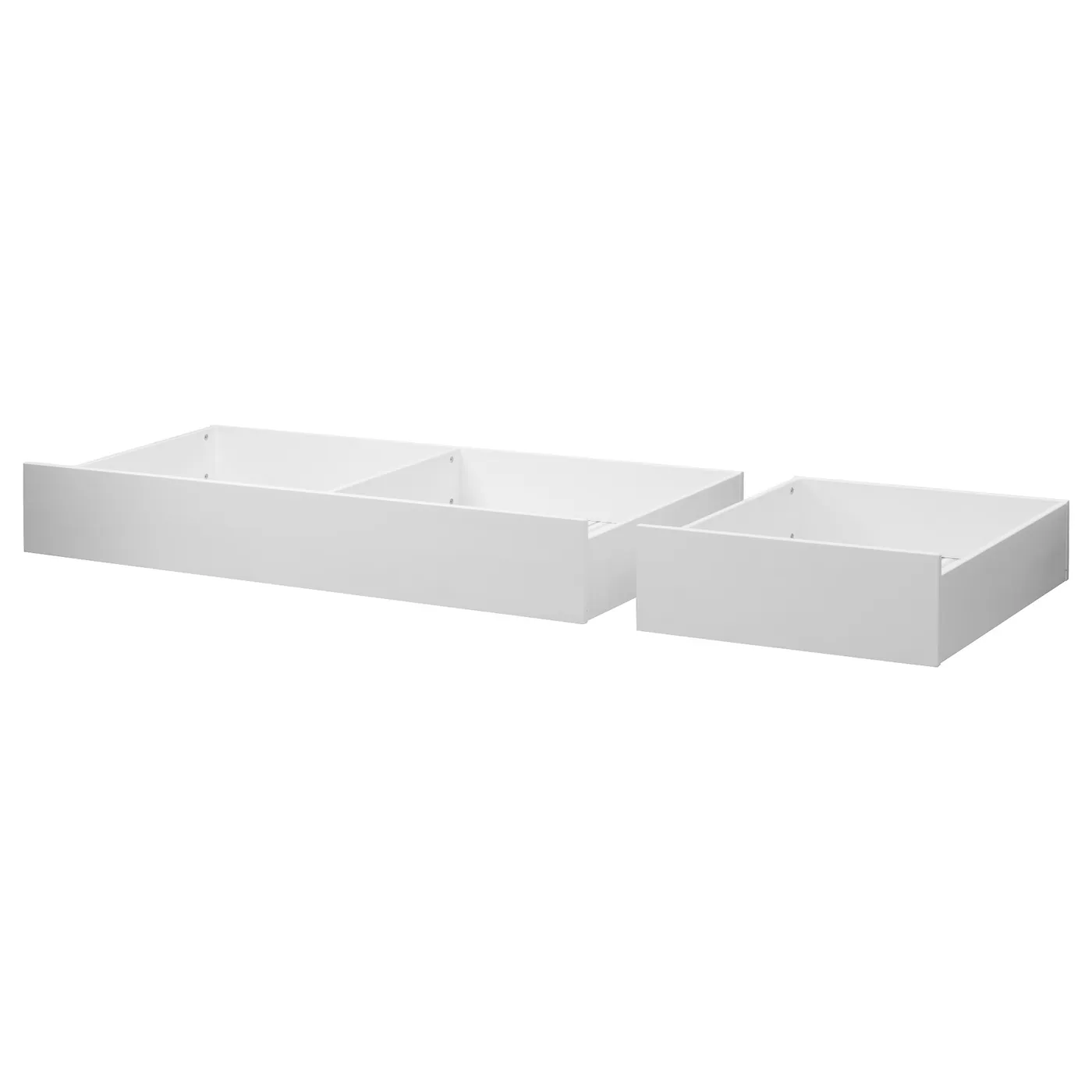 HEMNES Kutija za odlaganje, krevet,2kom., belo bajcovano, 200 cm