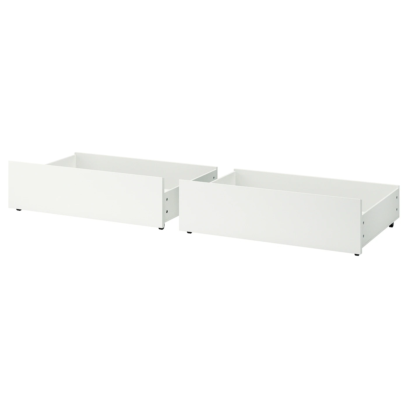 MALM Kut.odlaganje za vis.okvir kreveta, bela, 200 cm