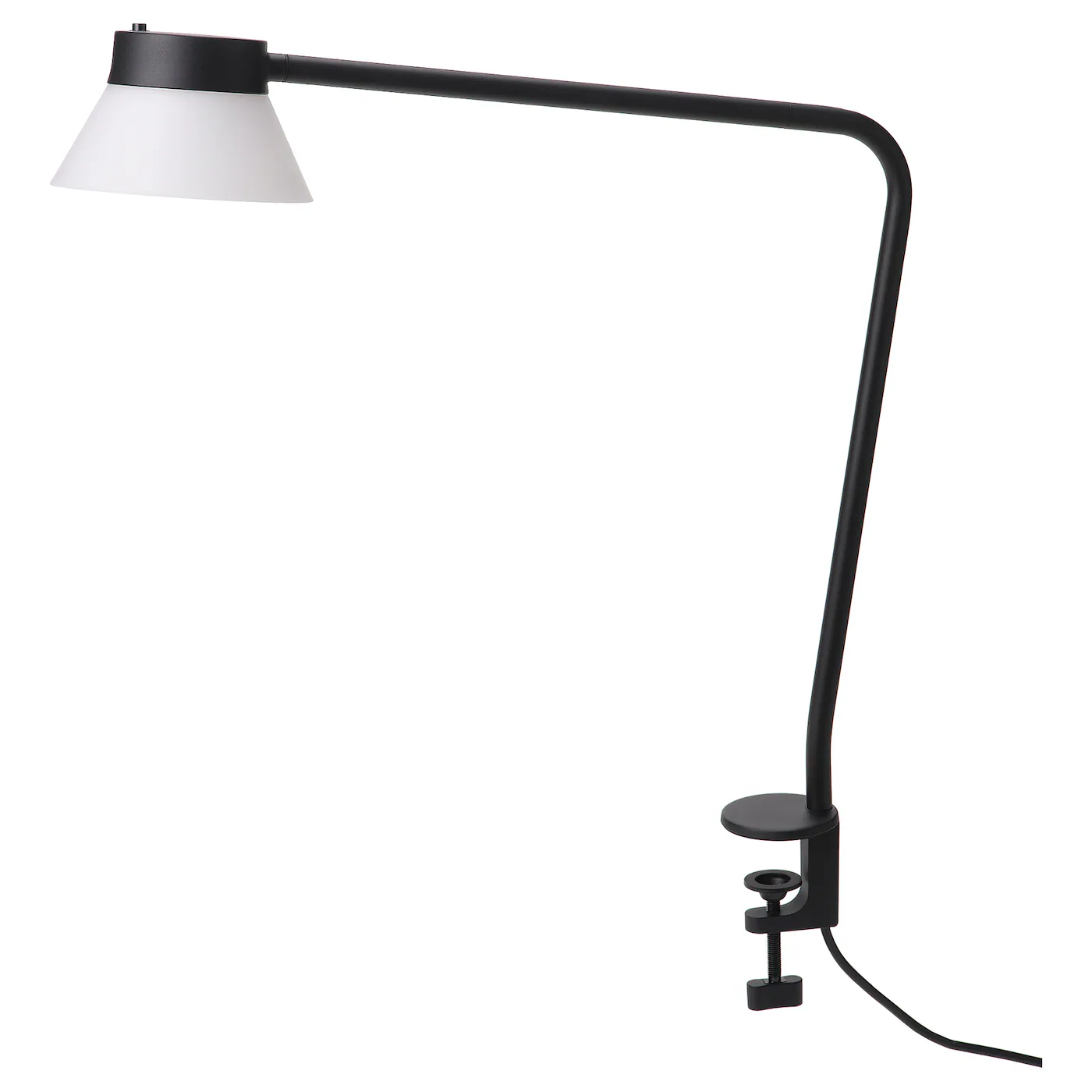 SAMBORD Lampa za radni sto, crna/bela