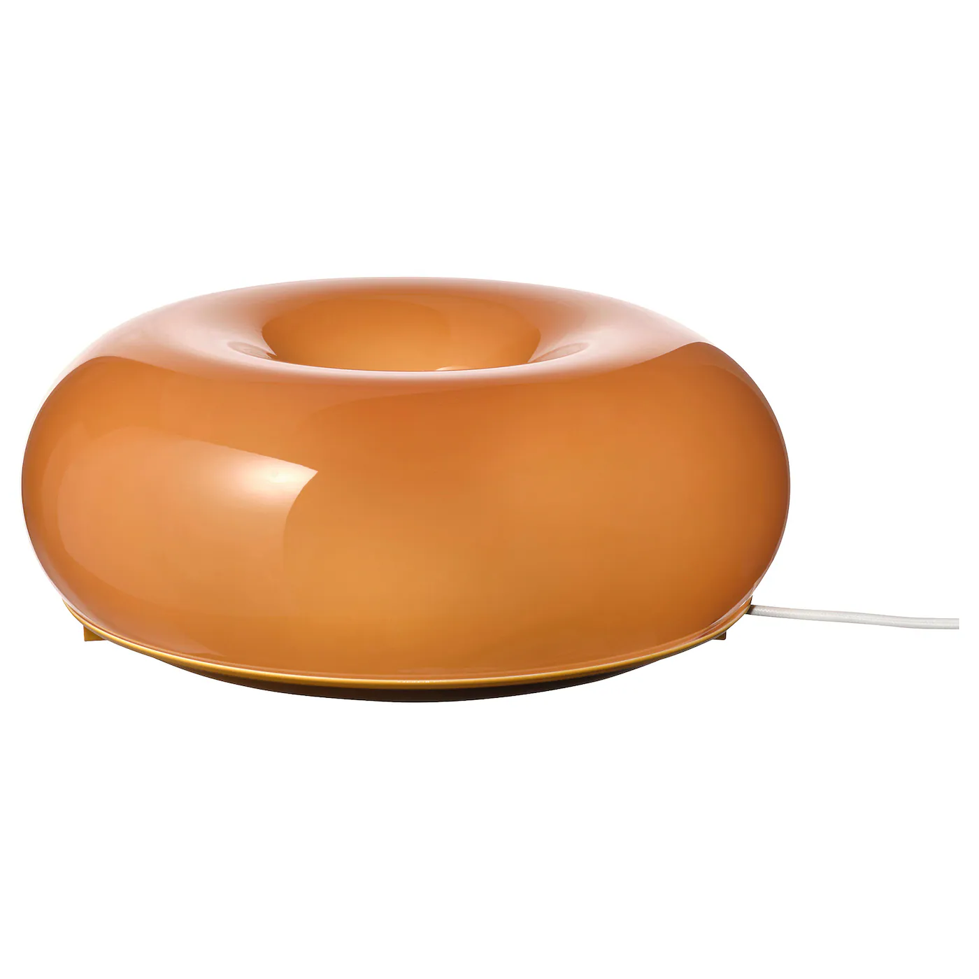 VARMBLIXT LED lampa/zidna lampa, narandžasta staklo/okruglo, 30 cm
