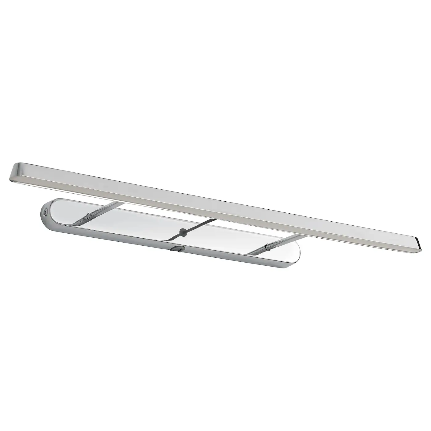 FLASKPOST LED rasveta za ormarić/zid, hromirano, 56 cm
