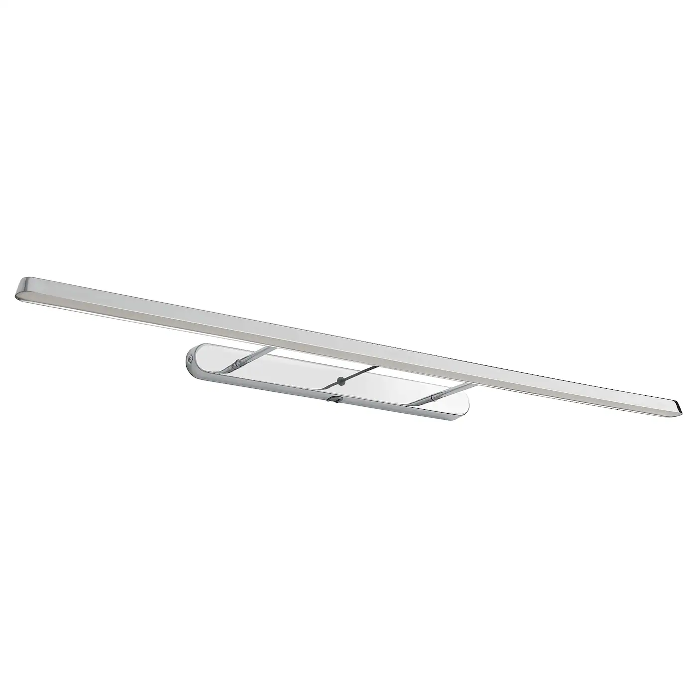 FLASKPOST LED rasveta za ormarić/zid, hromirano, 82 cm