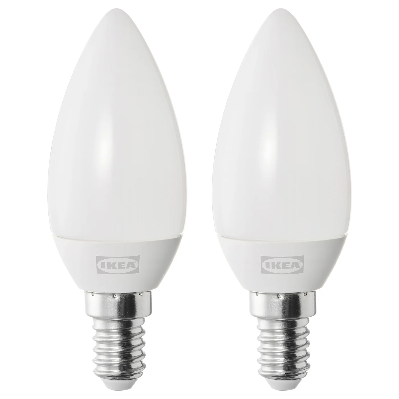 SOLHETTA LED sijalica E14 250 lumena, luster/opal bela