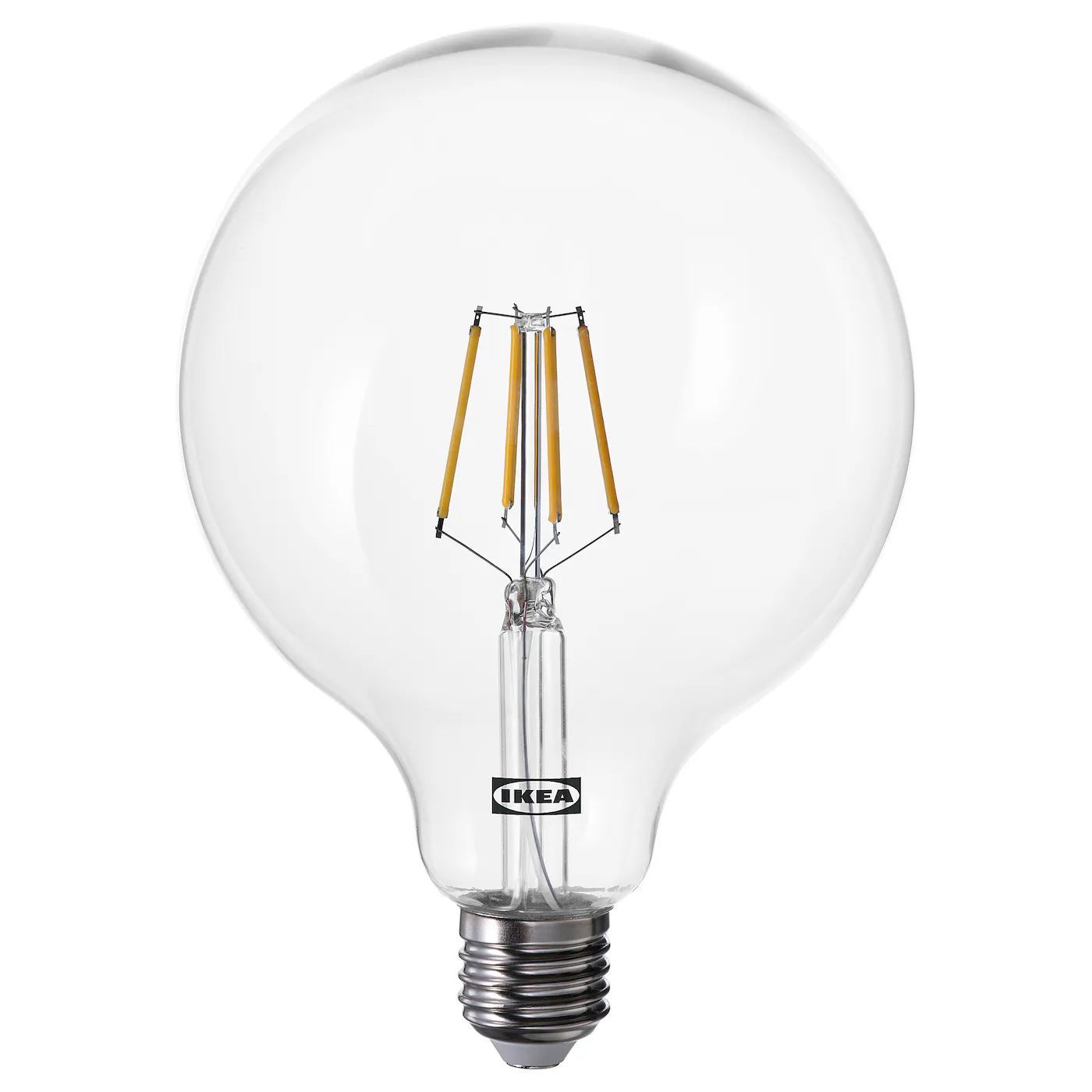 LUNNOM LED sijalica E27 470 lm, podesivog intenziteta/kugla bistro staklo, 125 mm