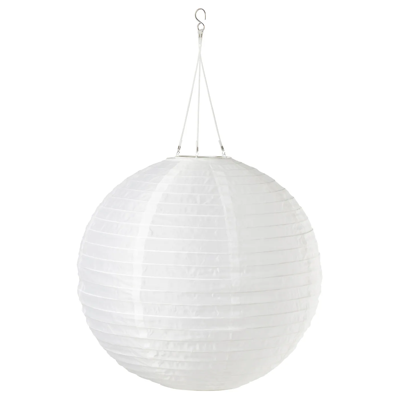 SOLVINDEN LED solarna visilica, napolju/kugla bela, 45 cm