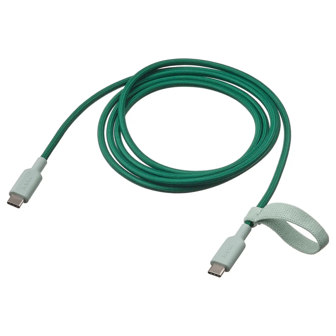 LILLHULT Kabl USB-C - kabl USB-C, zelena, 1.5 m