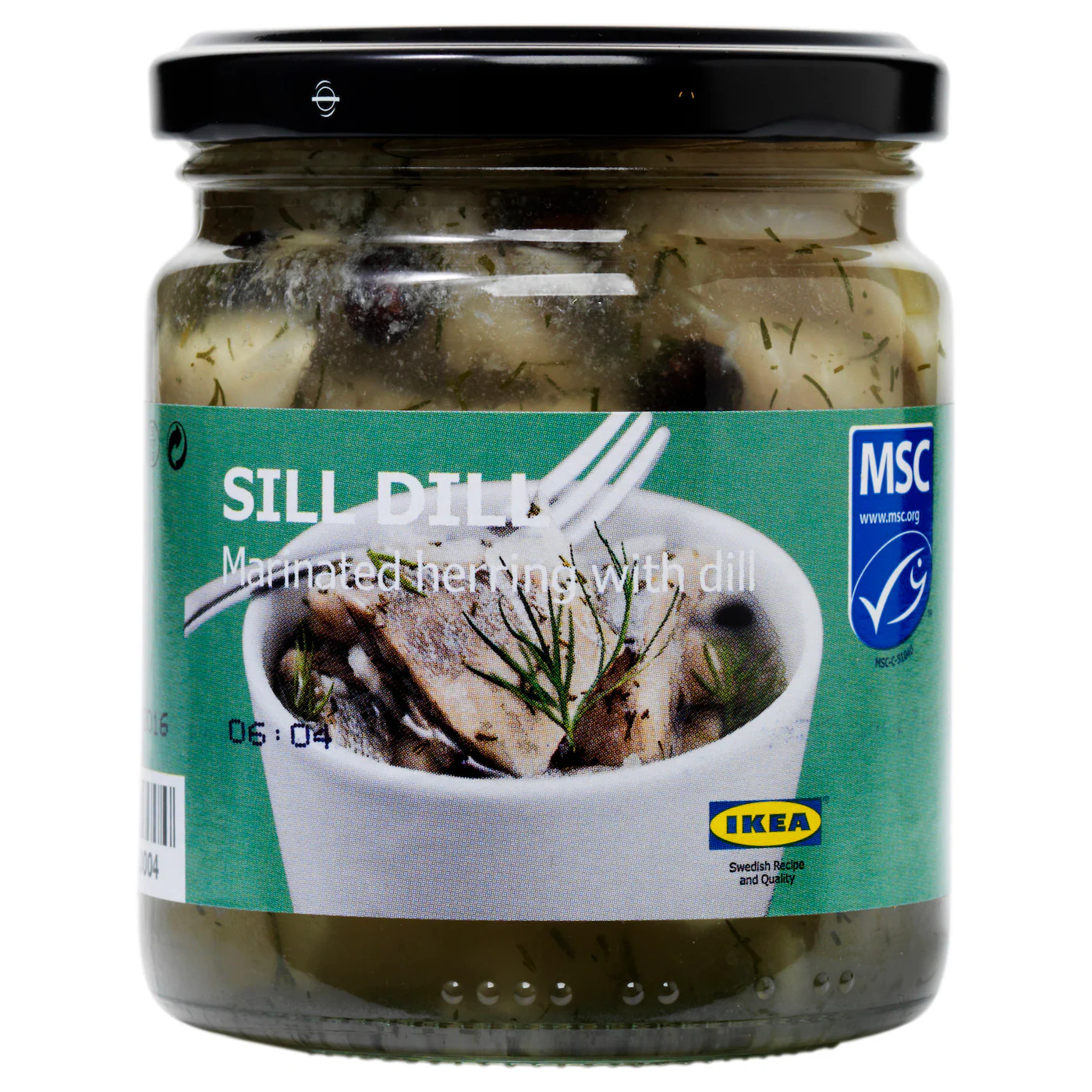 SILL DILL Marinirana haringa s mirođijom, 250 g