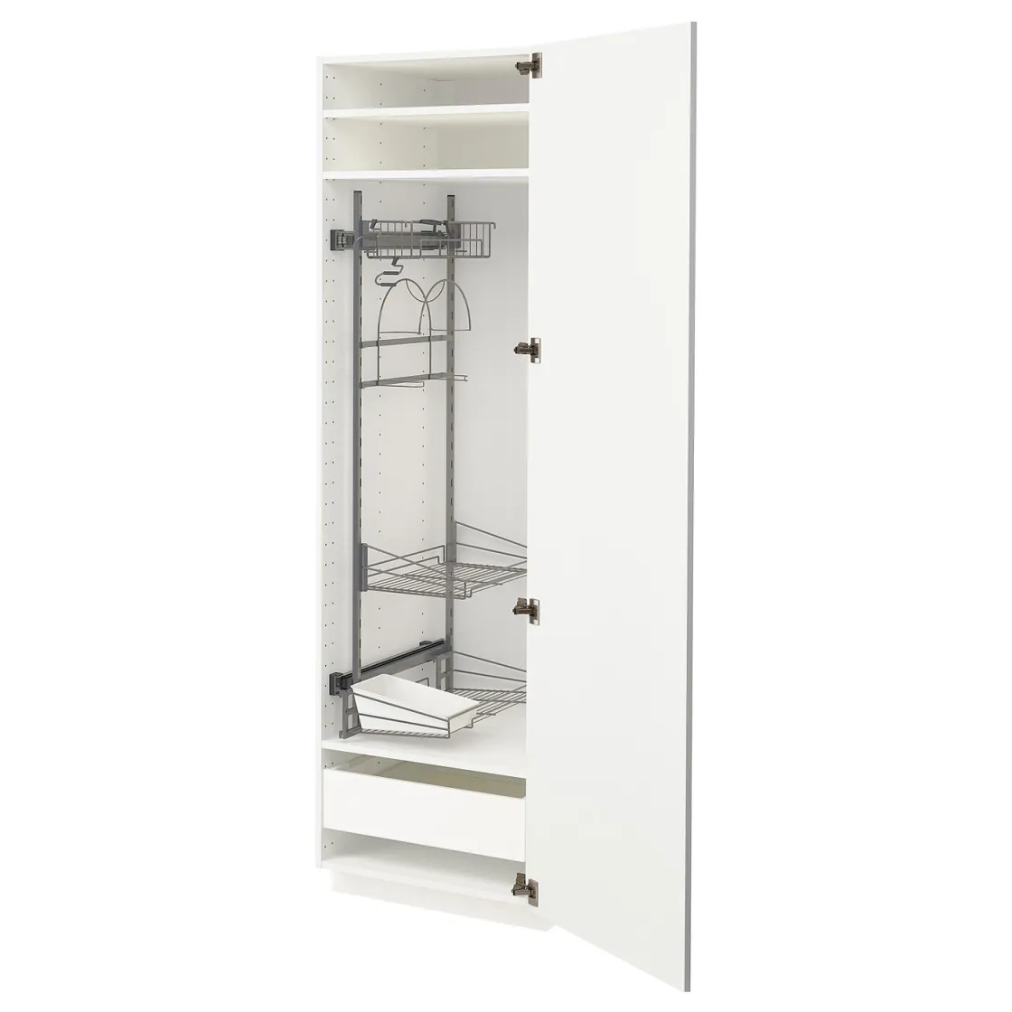 METOD / MAXIMERA Visoki element-ostava, bela/Ringhult bela, 60x60x200 cm