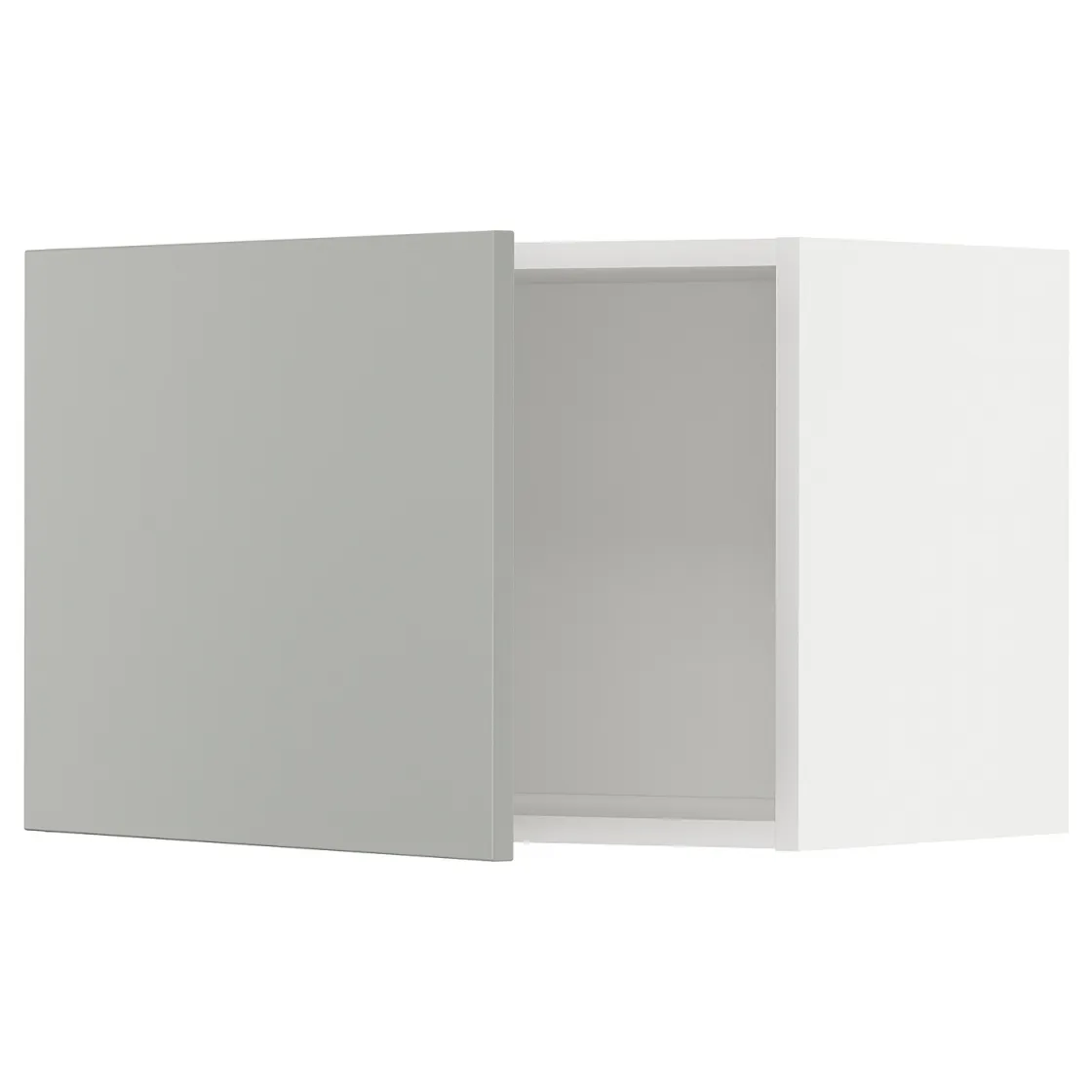 METOD Zidni element, bela/Havstorp svetlosiva, 60x40 cm