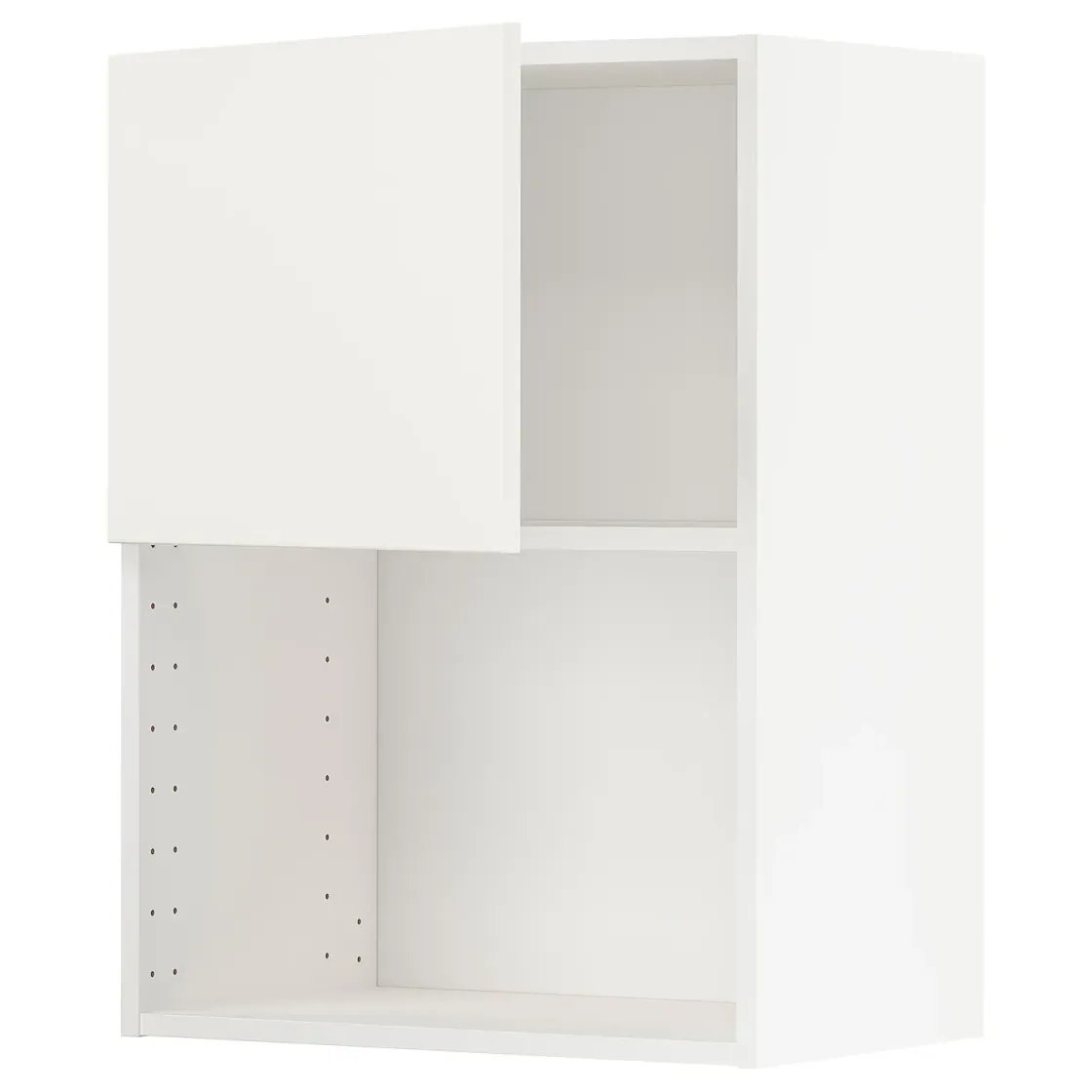 METOD Zidni element za mikrotalasnu, bela/Voxtorp matirano bela, 60x80 cm
