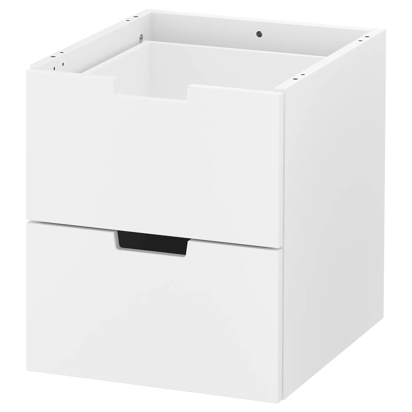 NORDLI Modularna komoda, 2 fioke, bela, 40x45 cm