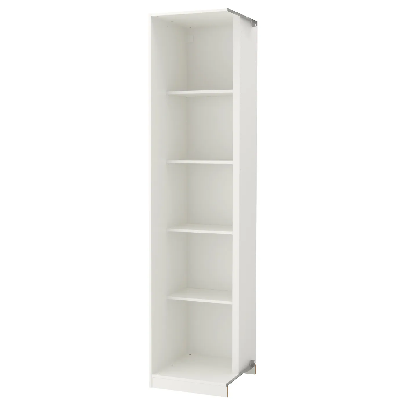PAX Nadgrad.ugao.jedinica s 4 pol., bela, 53x58x236 cm