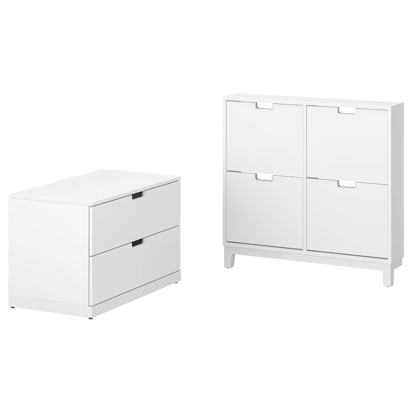 STÄLL / NORDLI Nameštaj za hodnik, 2 kom., bela