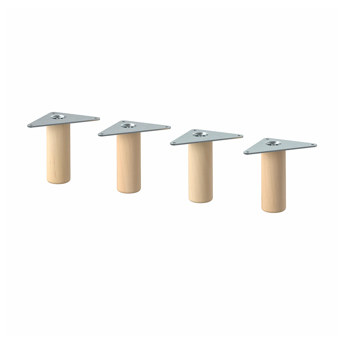 EKET Nogar, drvo, 10 cm